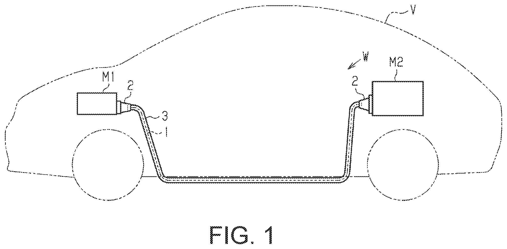 Patent US12155163 — Bus bar and wire harness — Figure 1