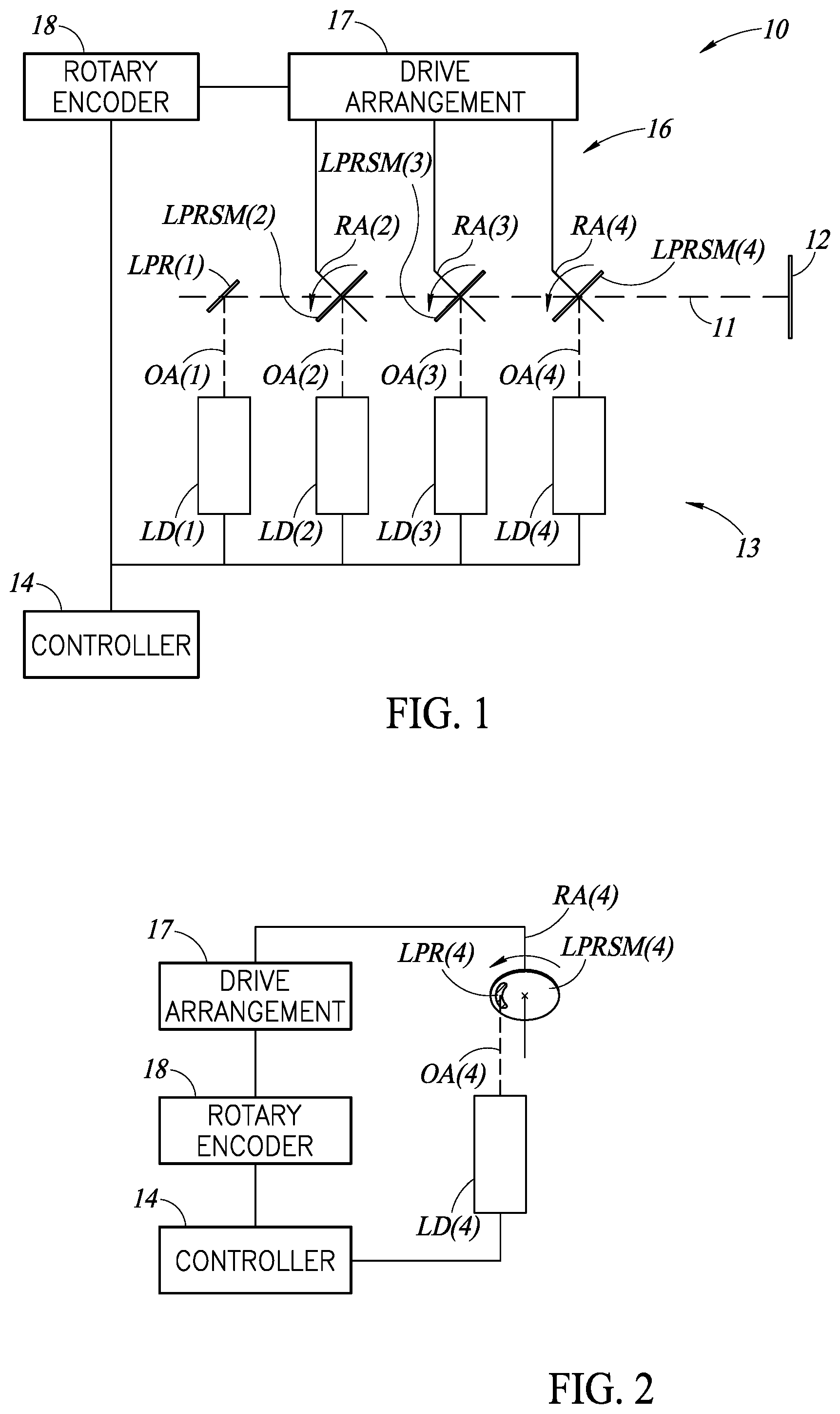 Patent US12155179 — Laser apparatus and method of operation therefor — Figure 1