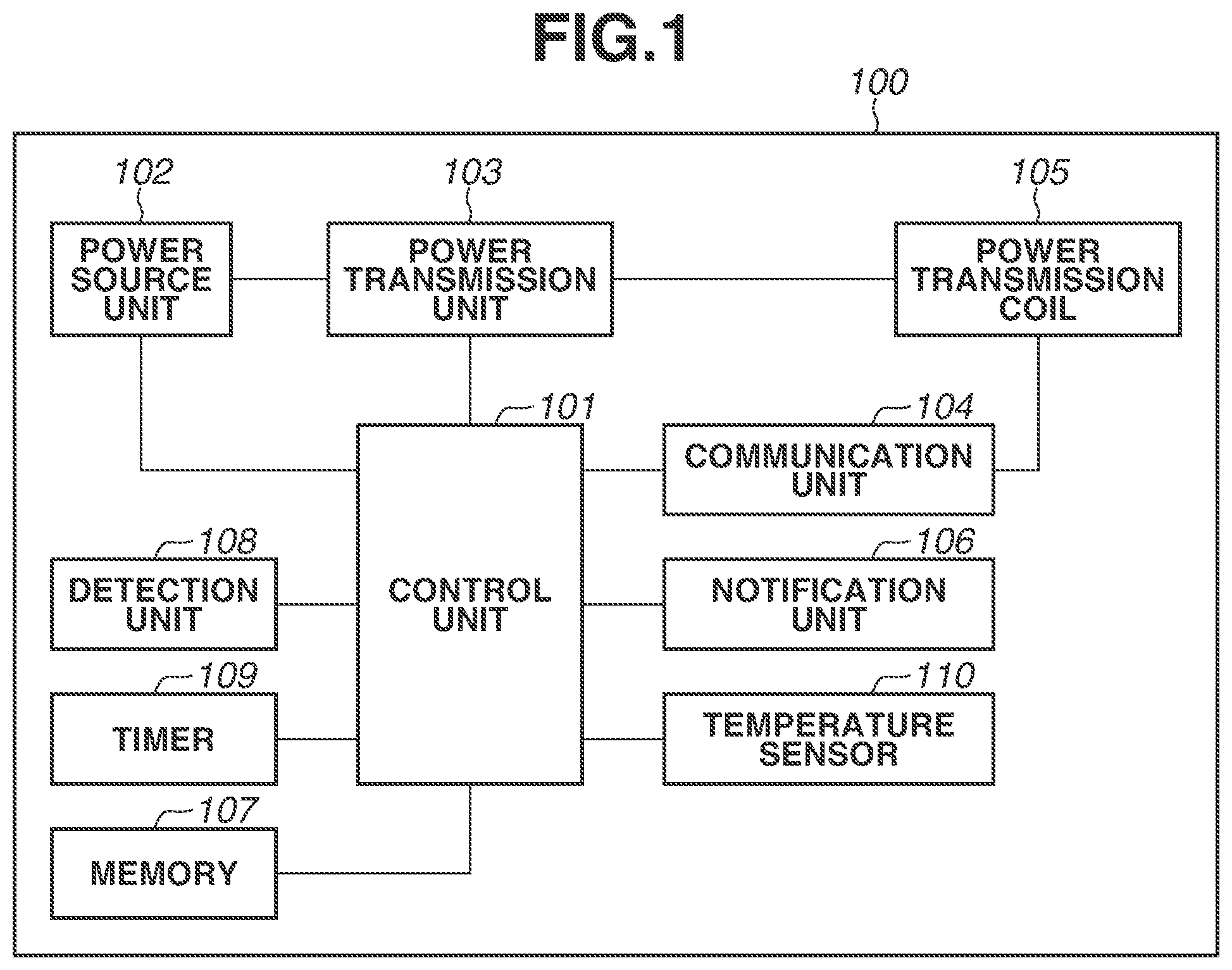 Patent US12155226 — Power transmission apparatus, control method executed by power transmission apparatus, and storage medium — Figure 1