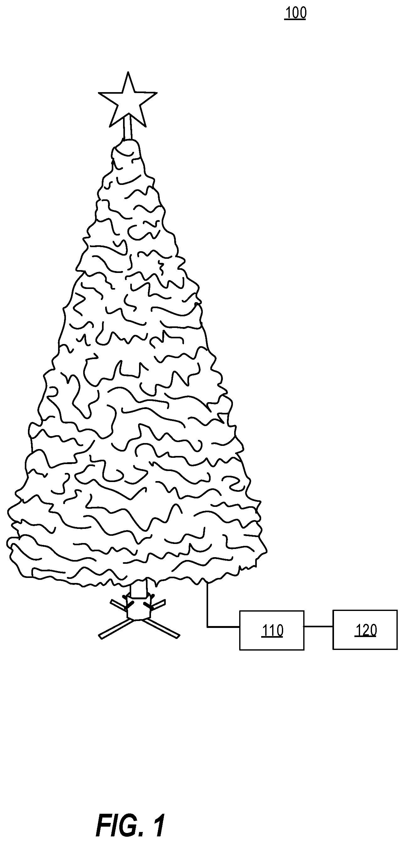 Patent US12155232 — Artificial trees with wireless power transmission — Figure 1