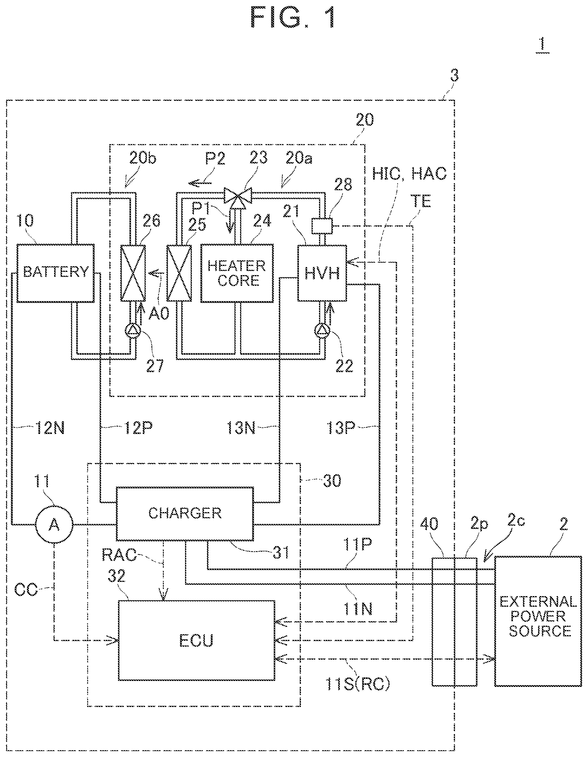 Patent US12155253 Figure 1 – Vehicle