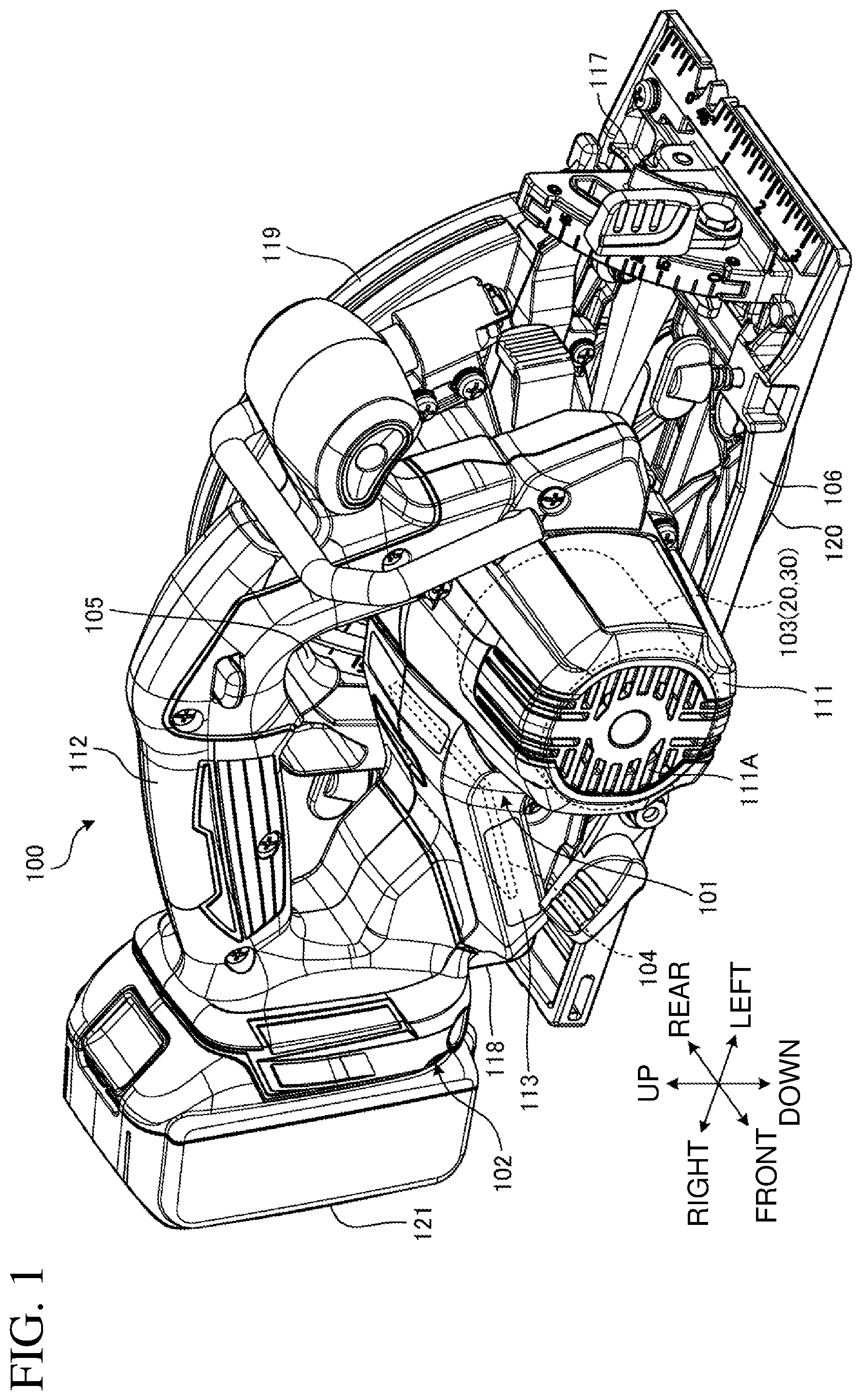 Patent US12155291 — Power tool — Figure 1