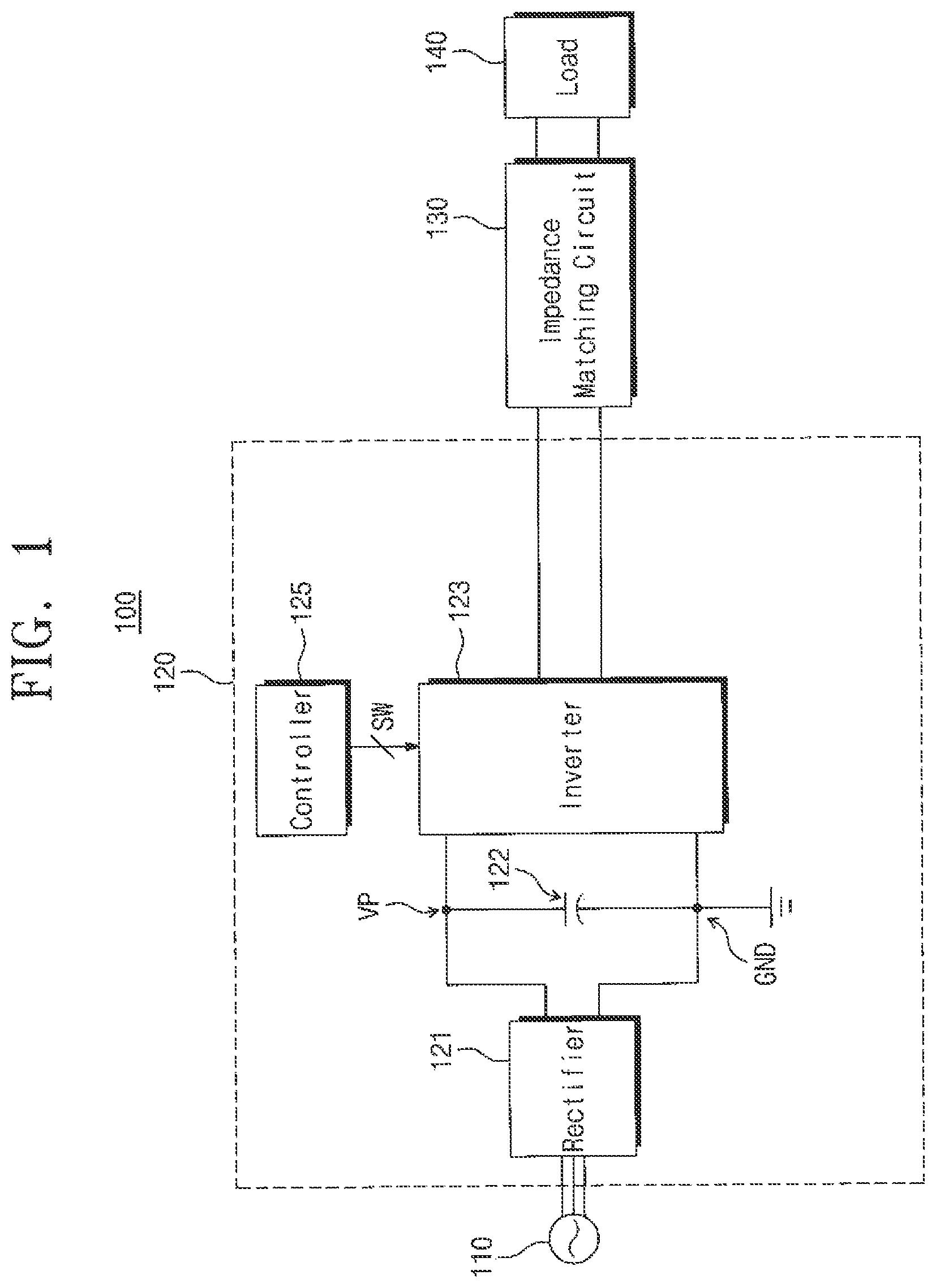 Patent US12155320 — Power supply and method of supplying power to load — Figure 1