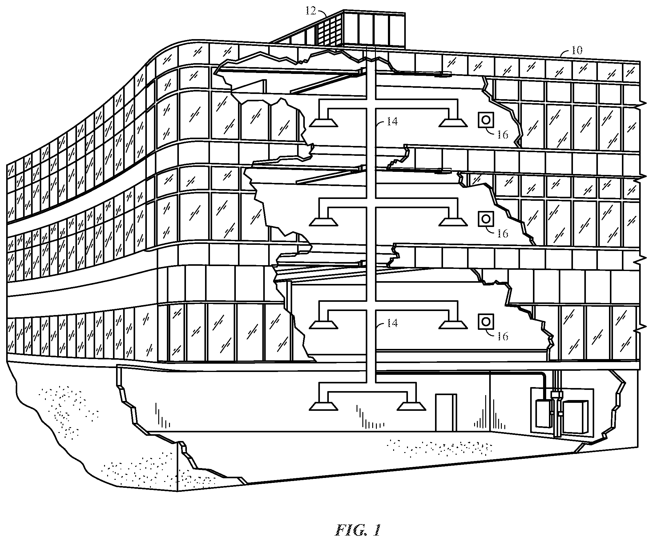 Patent US12155334 — Systems and methods for controlling fan motors with variable frequency drives — Figure 1