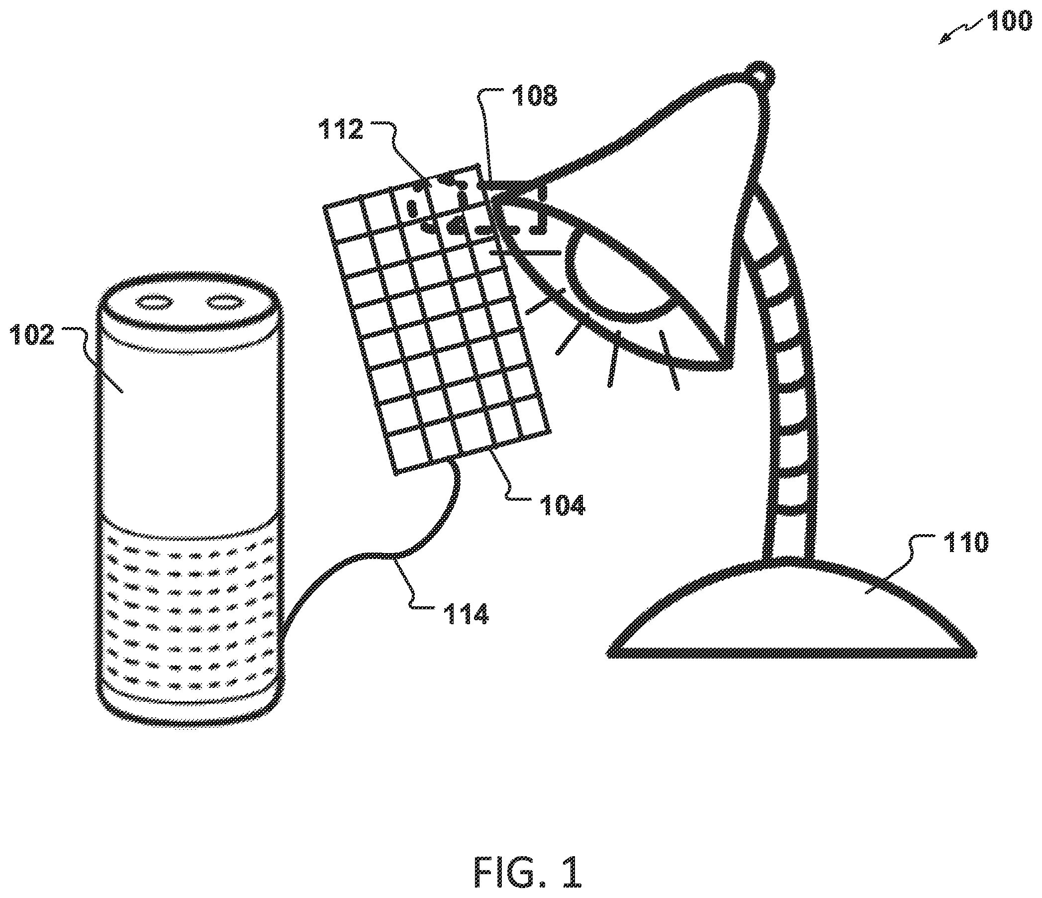 Patent US12155343 — Solar panel based indoor low power sensors — Figure 1