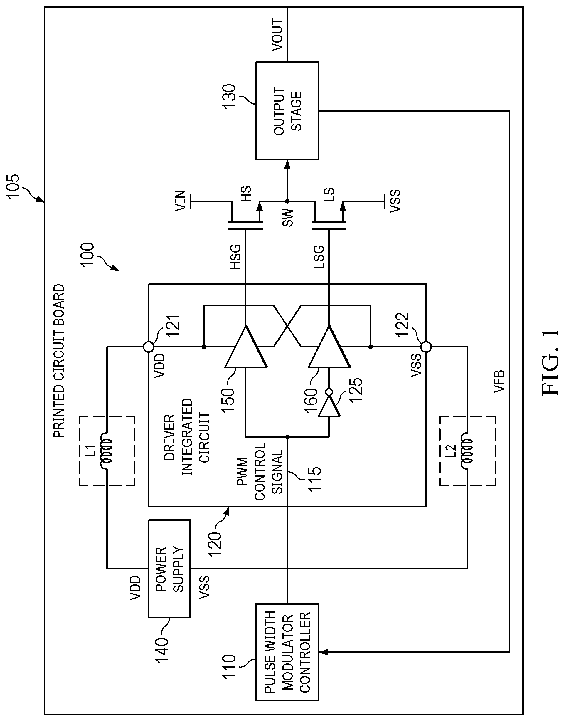 Patent US12155376 — Driver discharge circuit — Figure 1