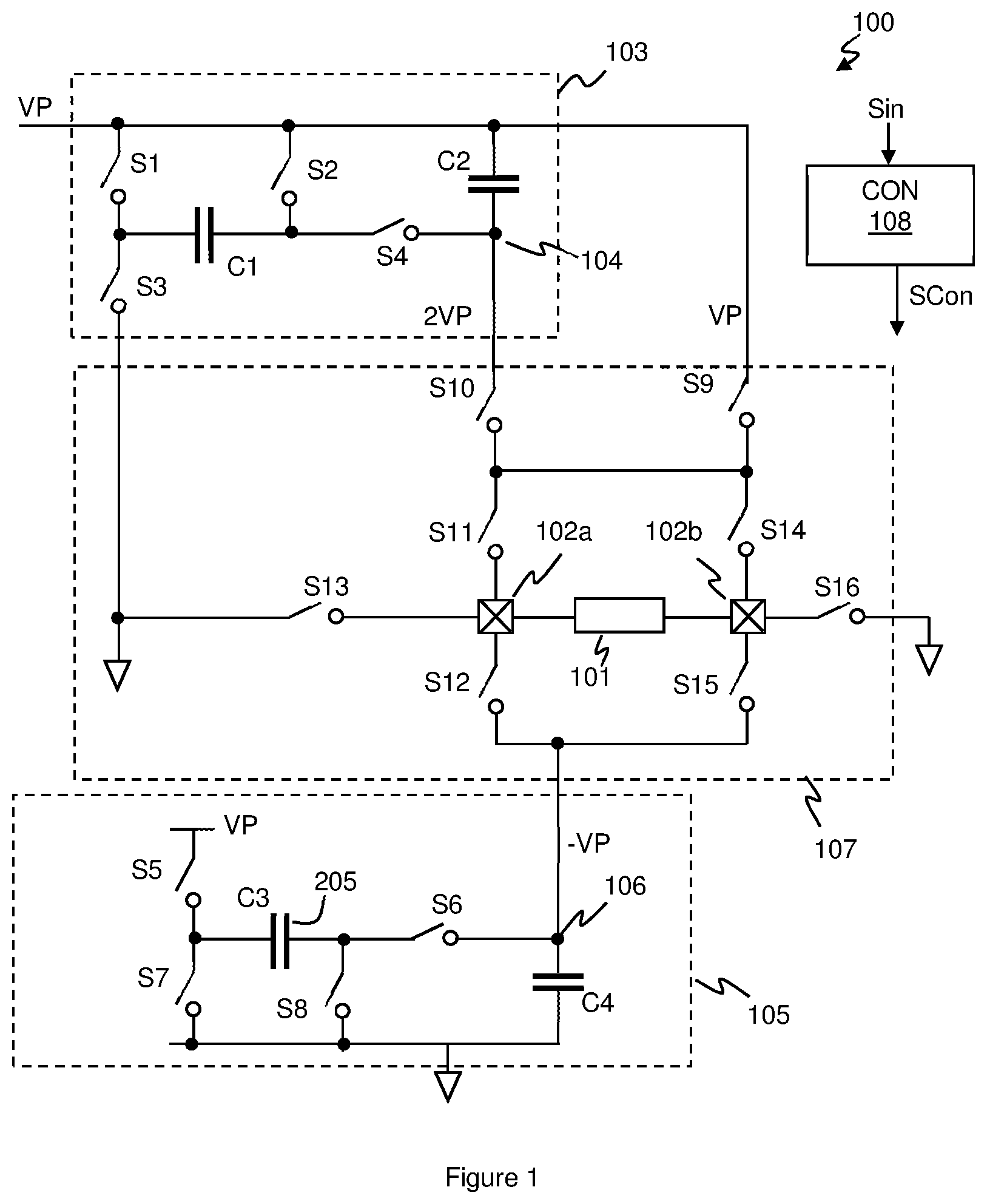 Patent US12155380 — Driver circuitry and operation — Figure 1