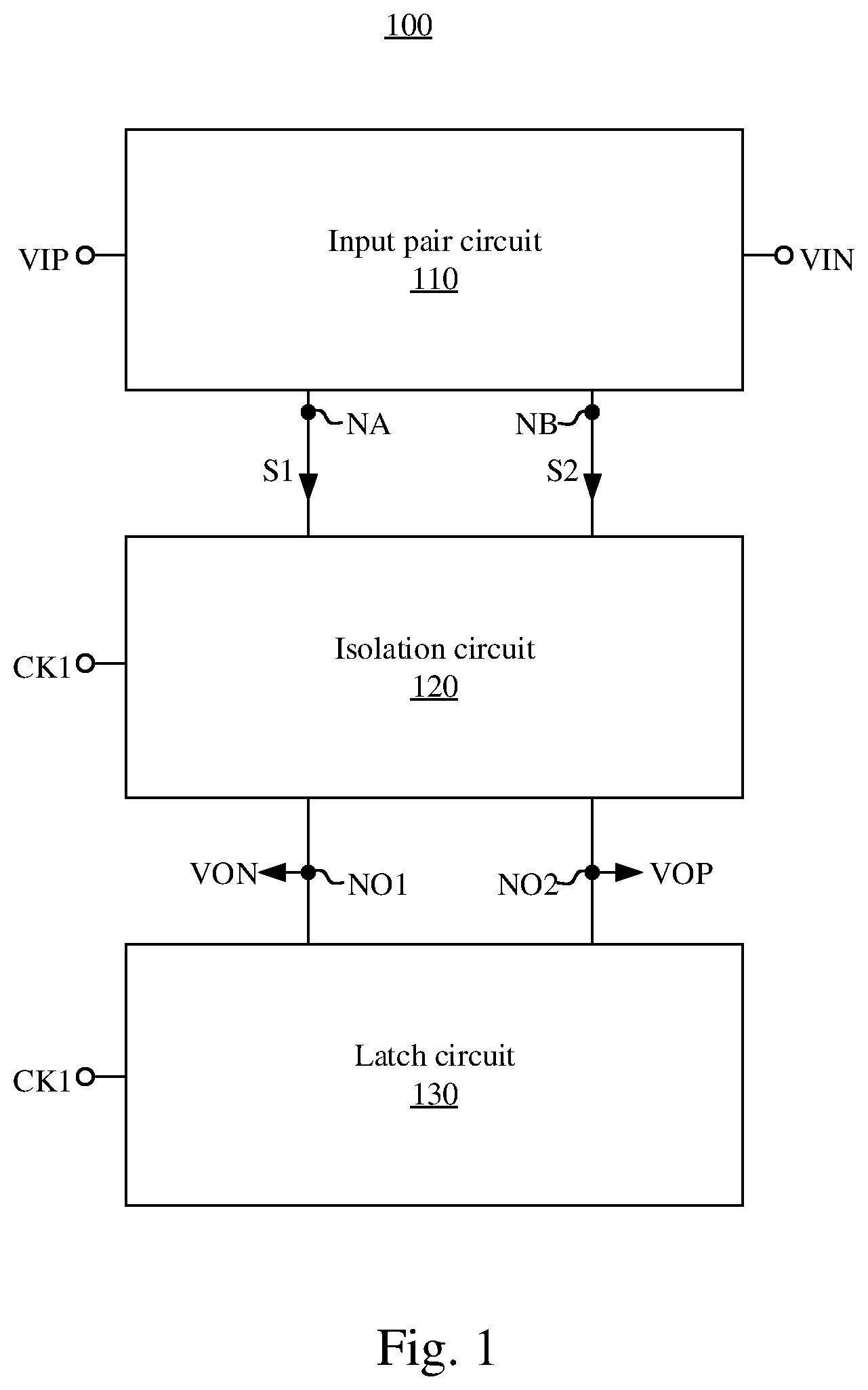 Patent US12155388 — Low kickback noise comparator — Figure 1