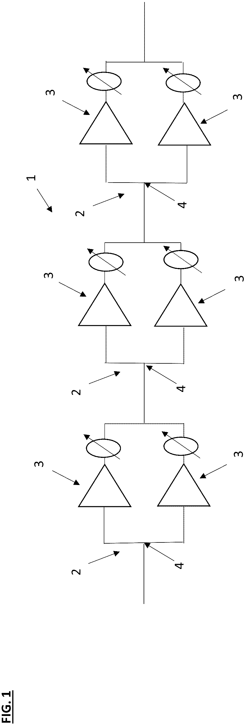 Patent US12155415 — Method for reducing the impact of transient effects in an optical network — Figure 1