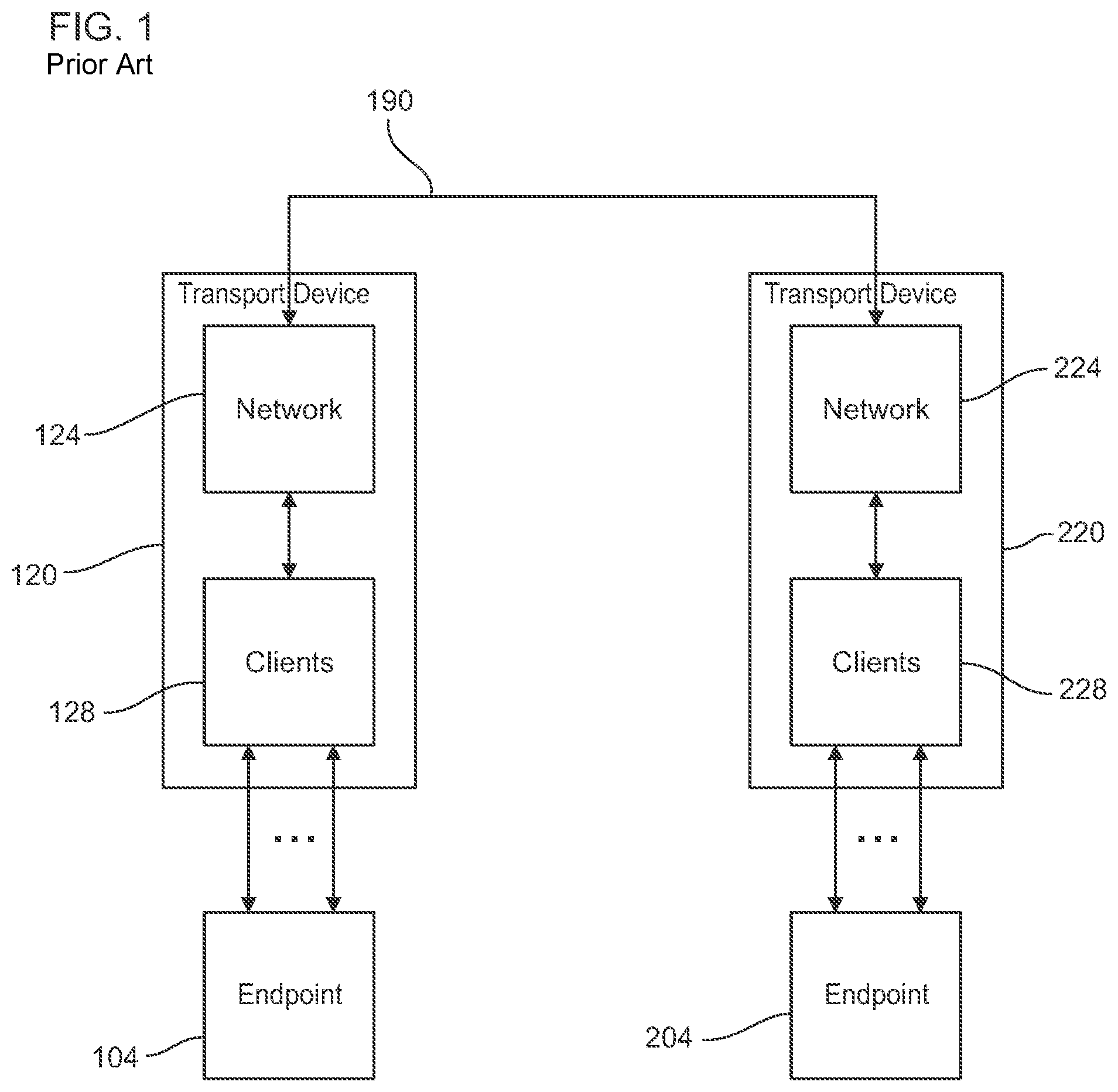 Patent US12155418 — Non-intrusive deskew of trunked clients in an optical network transport system — Figure 1