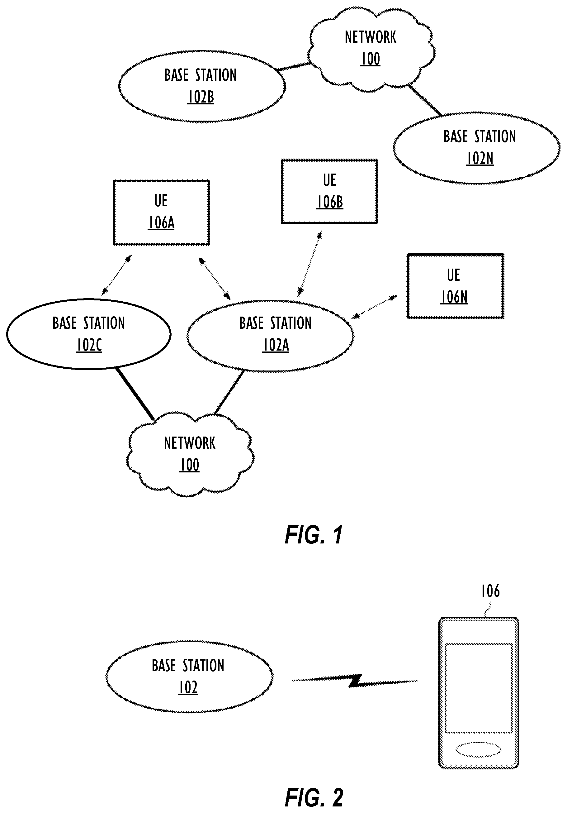 Patent US12155439 Figure 1 – Systems and methods for user equipment (UE) selection from among asymmetric uplink (UL) antenna panels