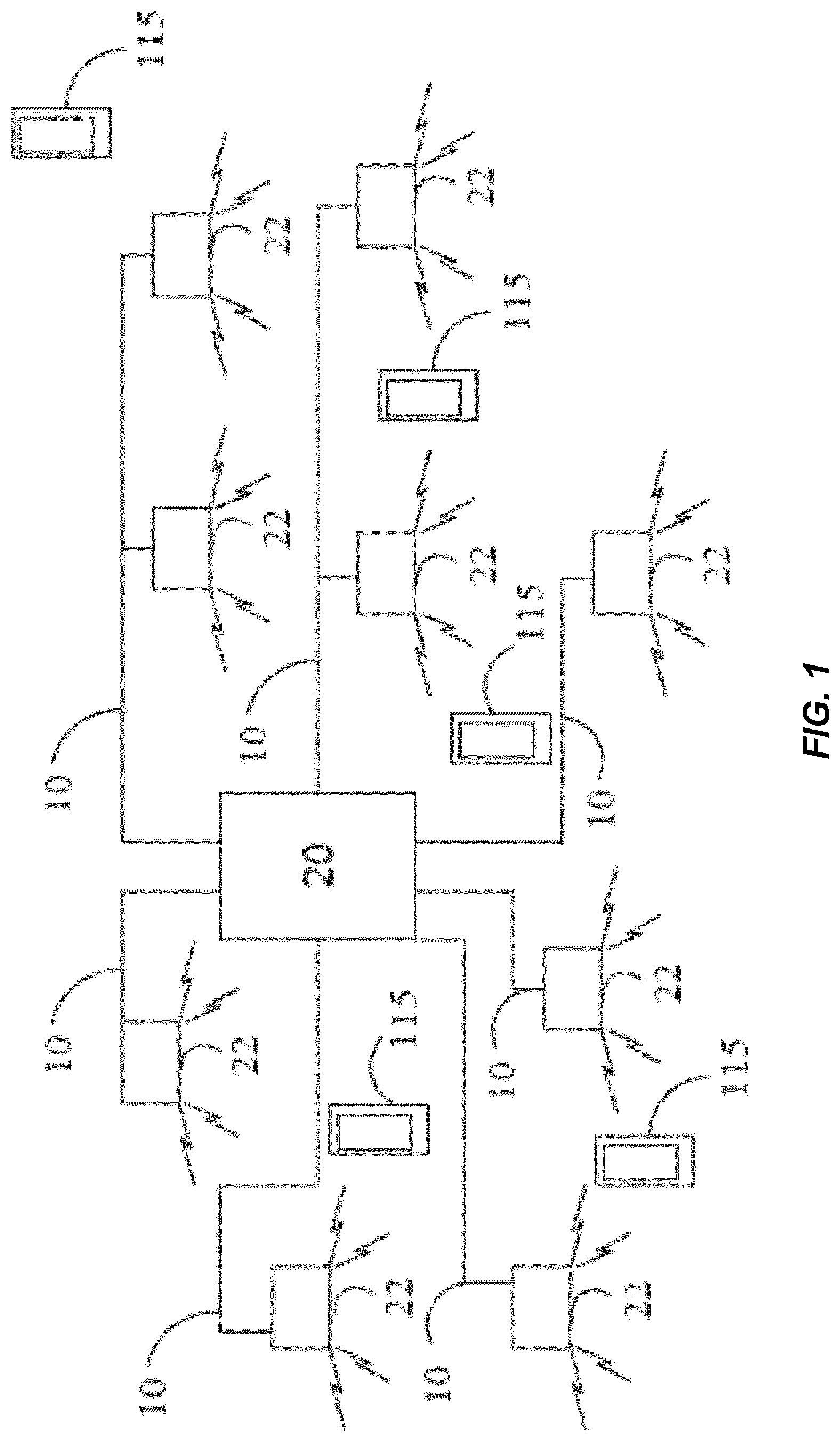 Patent US12155443 — Interface in series-connected radios — Figure 1