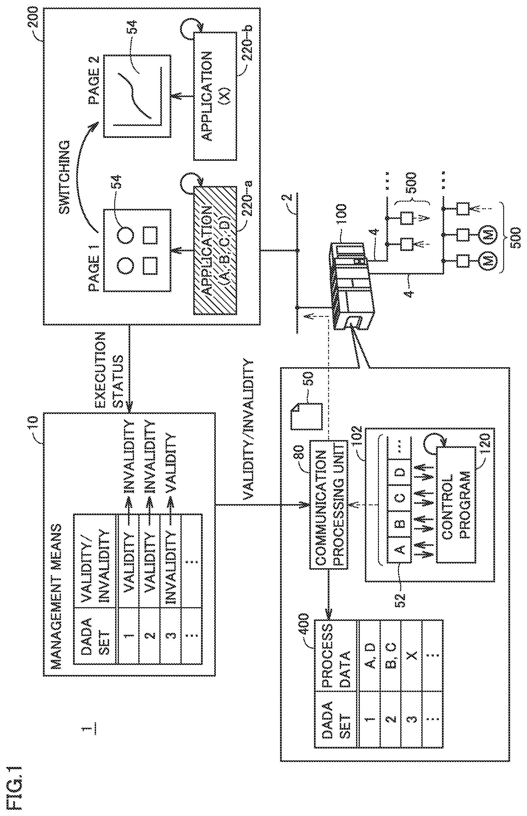 Patent US12155451 — Control system, relay device, and relay program — Figure 1