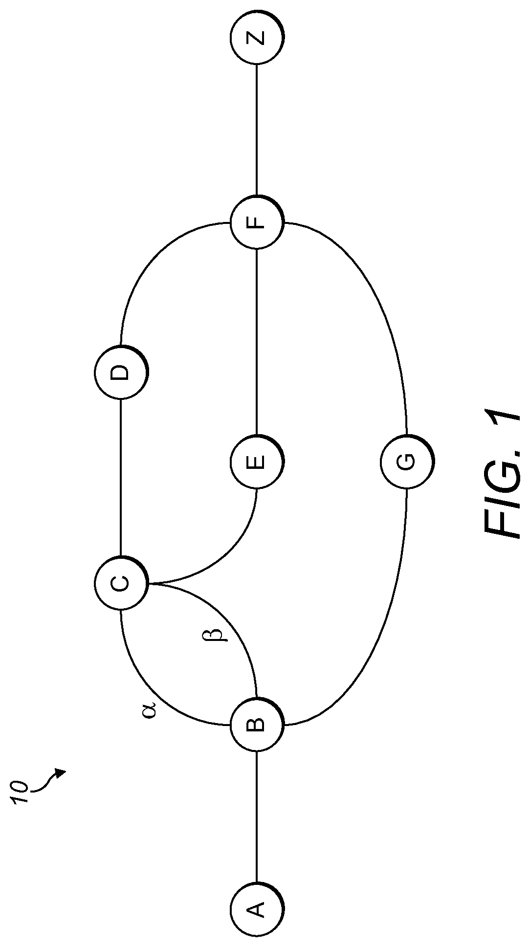 Patent US12155555 — Segment routing network — Figure 1