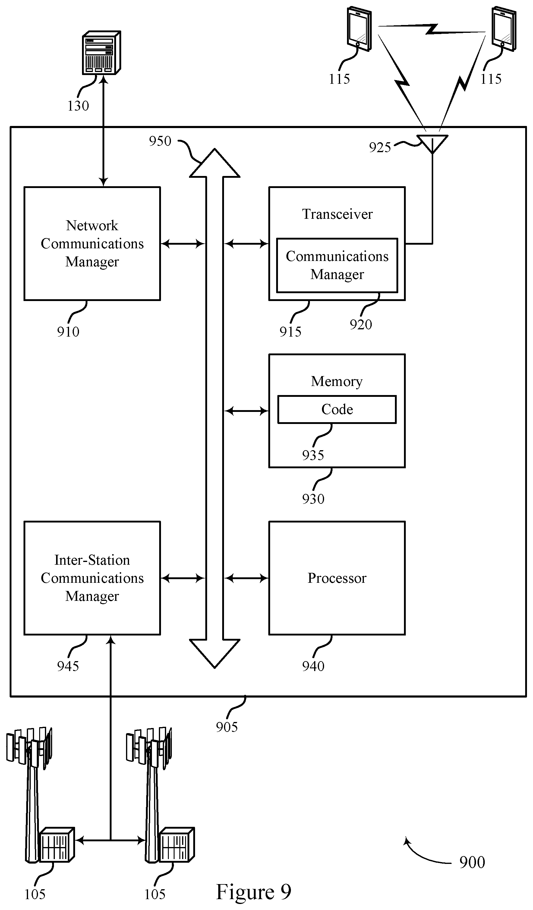 Patent US12155593 Figure 9 – Demodulation reference signal precoding in high-doppler scenarios