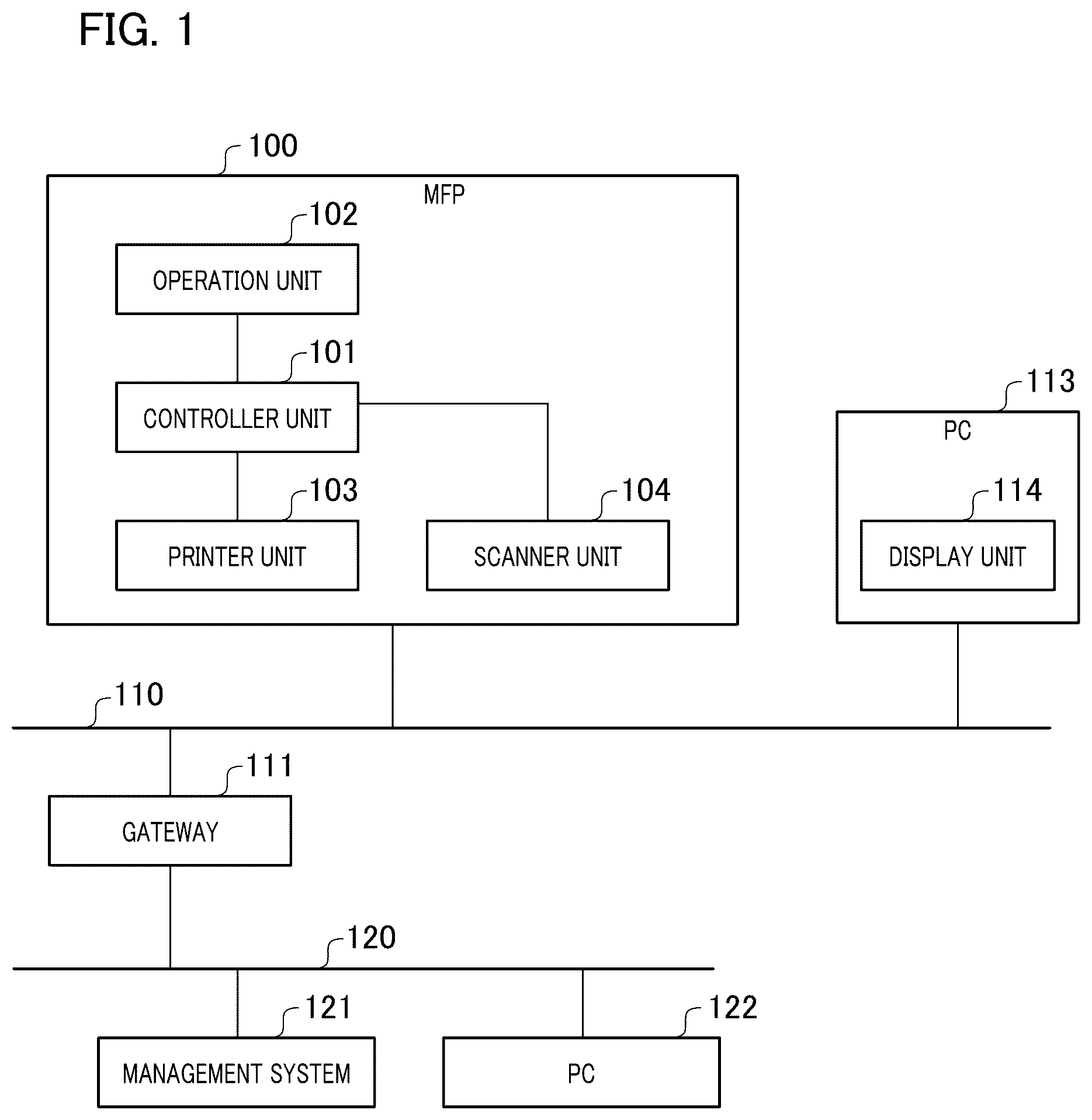Patent US12155796 — Management system, control method of management system, and recording medium — Figure 1