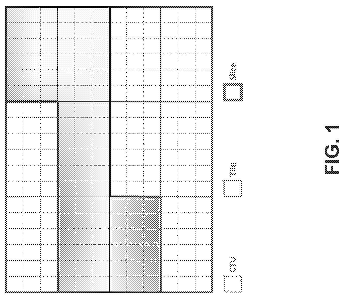 Patent US12155825 — Adaptive loop filtering between different video units — Figure 1