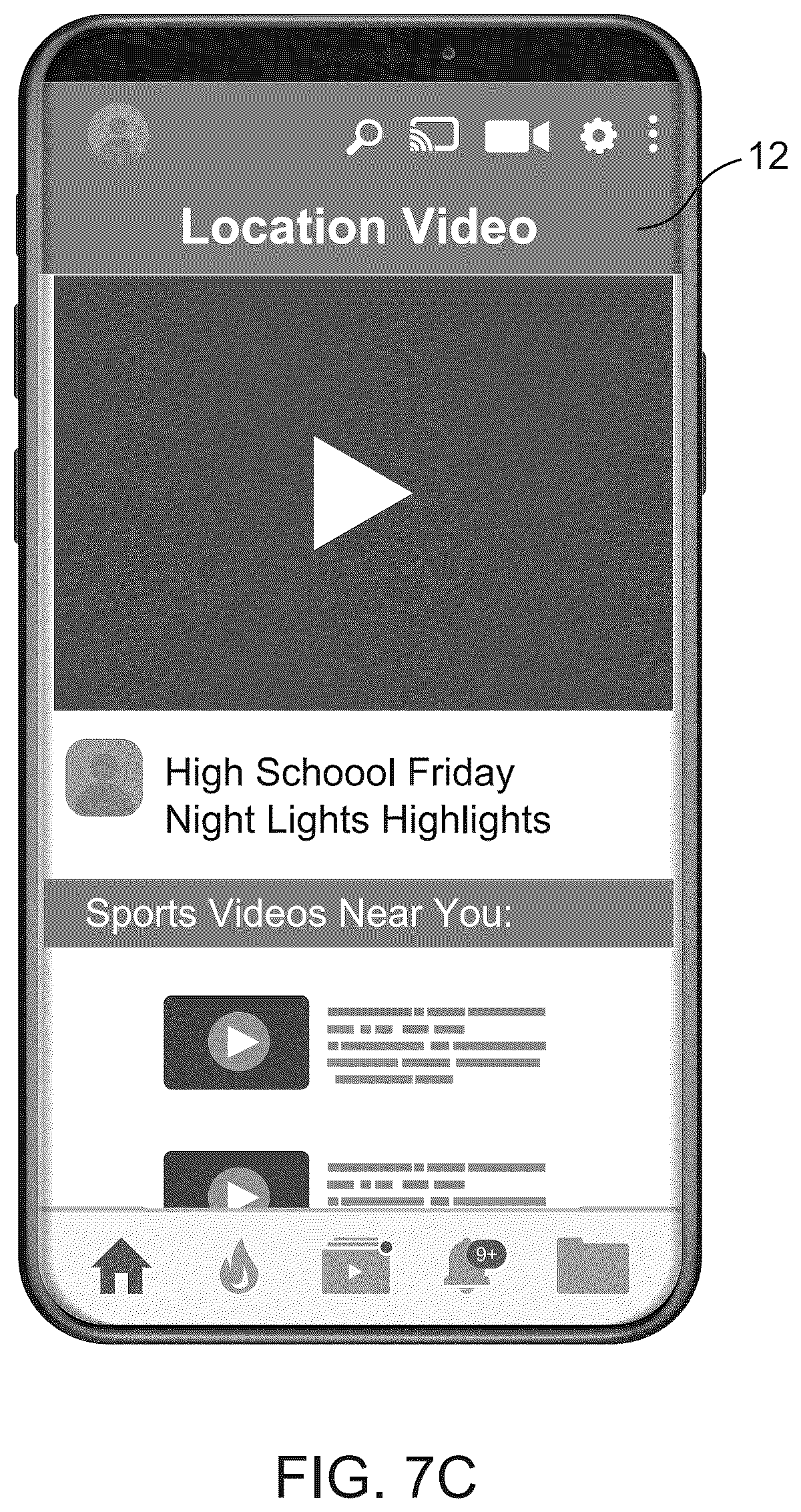 Patent US12155881 Figure 10 – Location based video system with AI integration