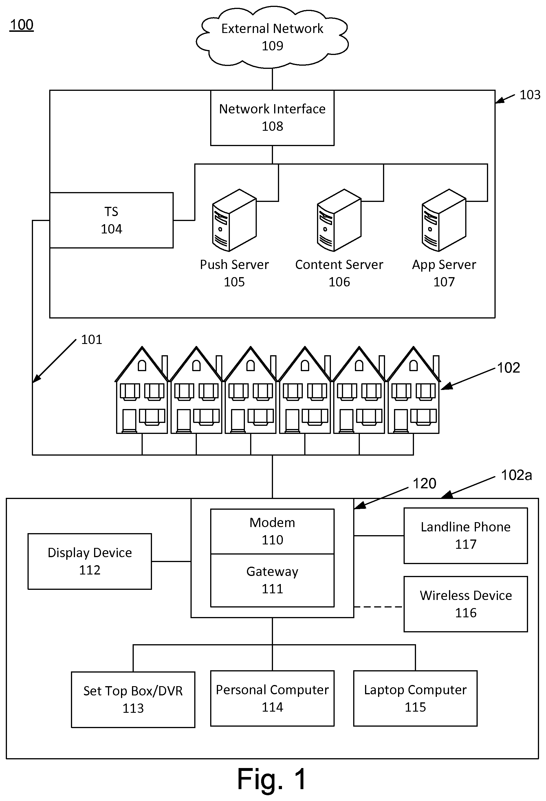 Patent US12155910 Figure 1 – Arbitrated content consumption