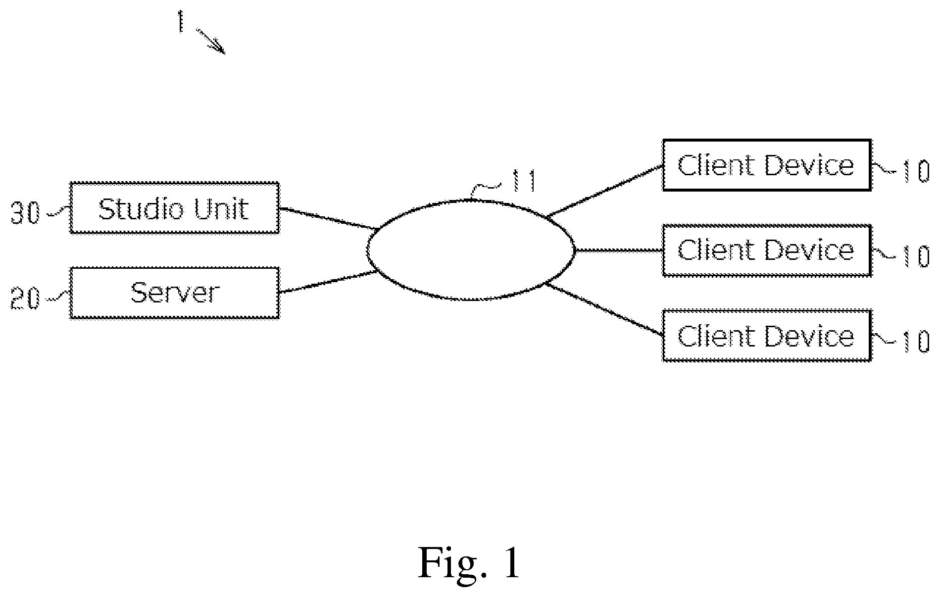Patent US12155912 — System, method, and program for distributing video — Figure 1