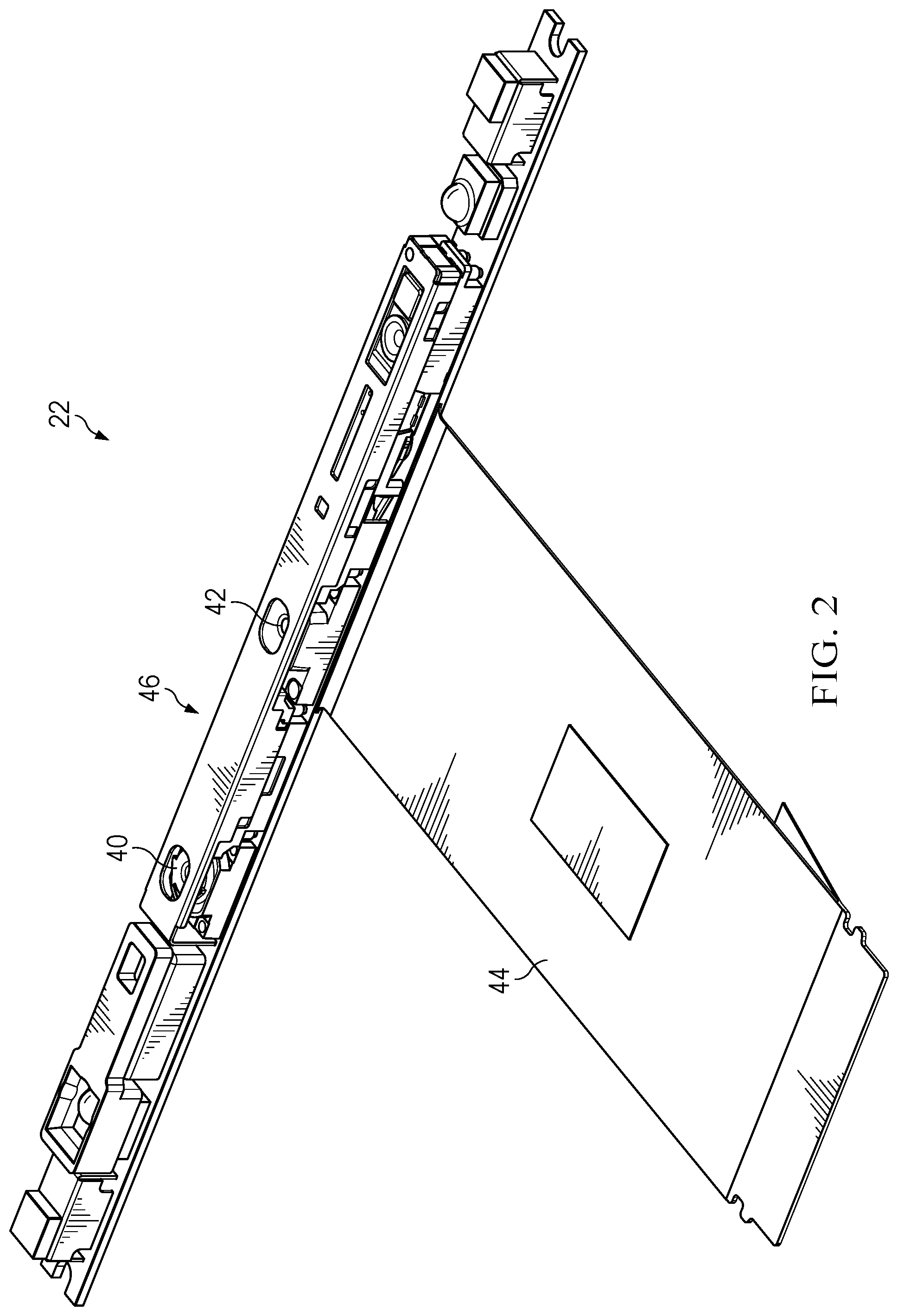 Patent US12155939 Figure 2 – Information handling system floating camera shutter with adaptive height