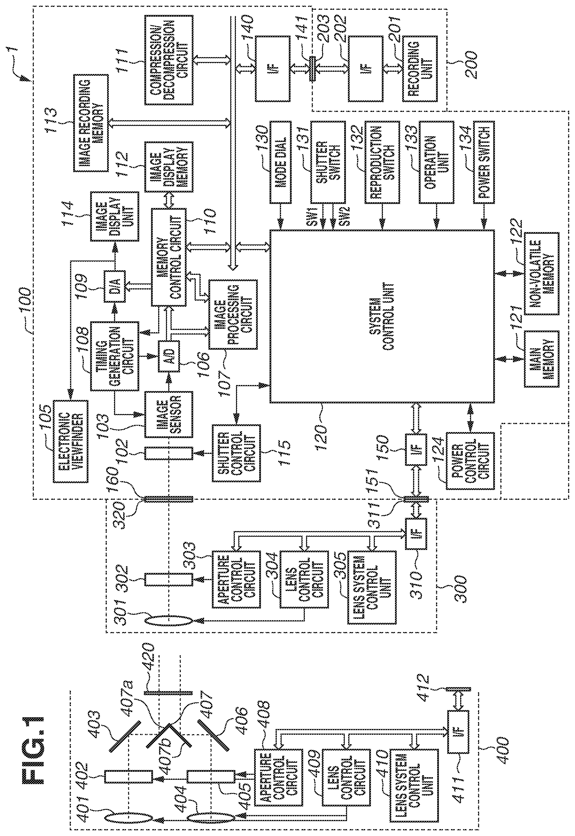 Patent US12155942 Figure 1 – Image capturing apparatus for photometry, control method, and storage medium