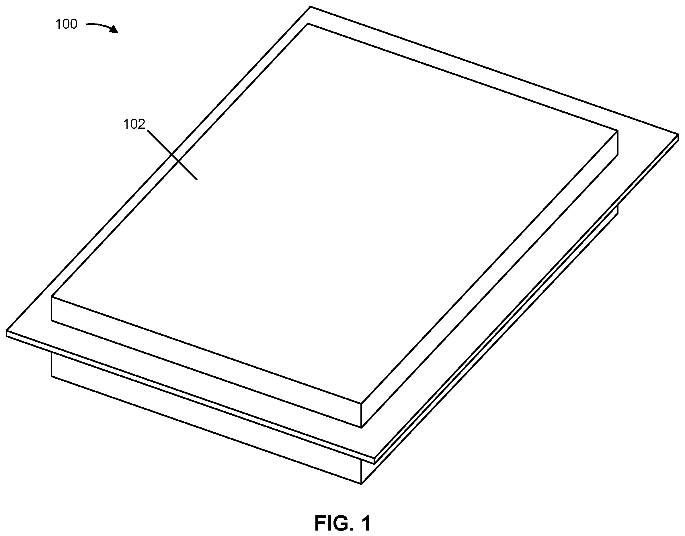 Patent US12155980 — Heater with mounting pads for mechanical, thermal, and opto-mechanical functionality — Figure 1