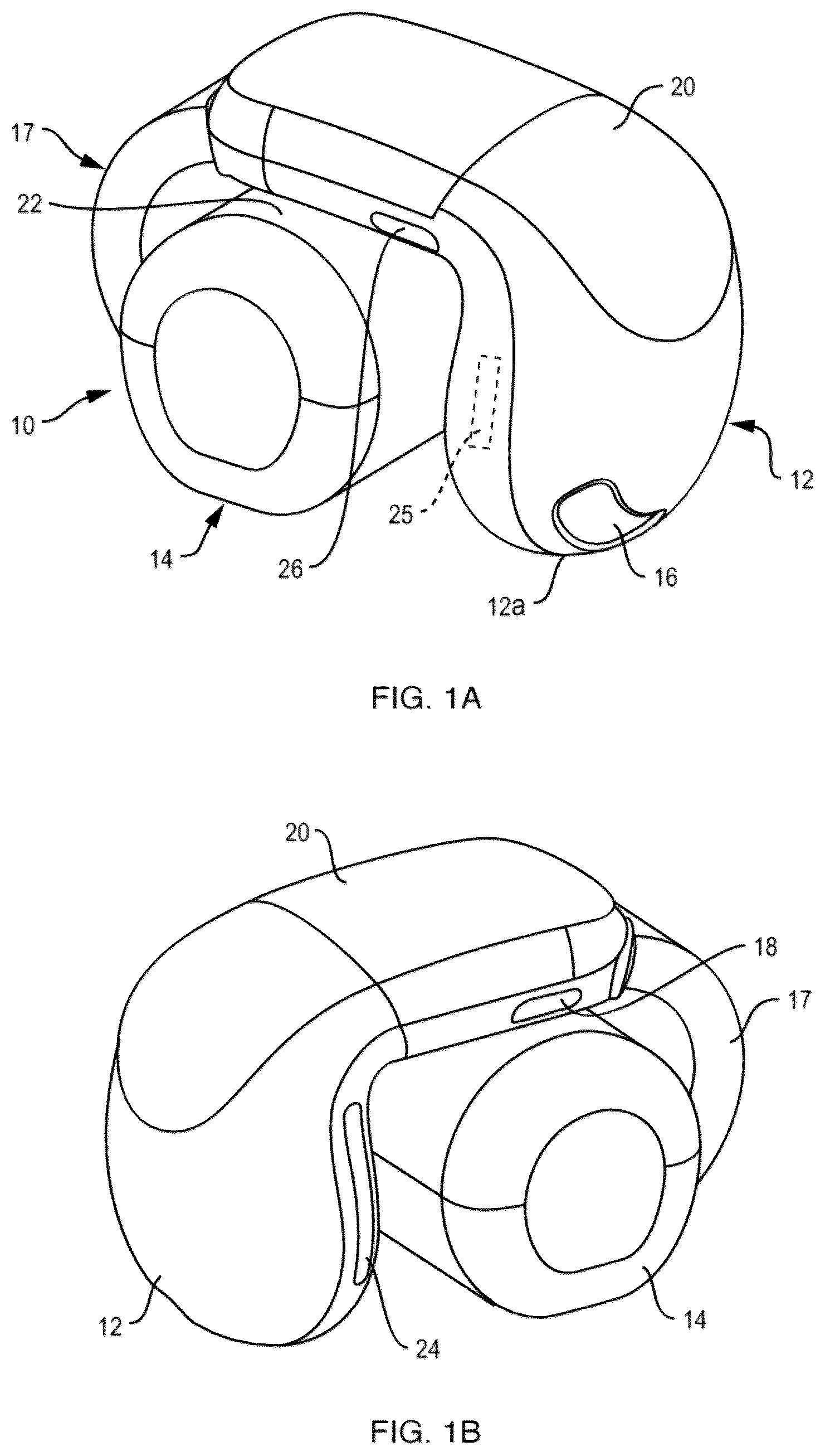 Patent US12155984 — Open-ear headphone — Figure 1