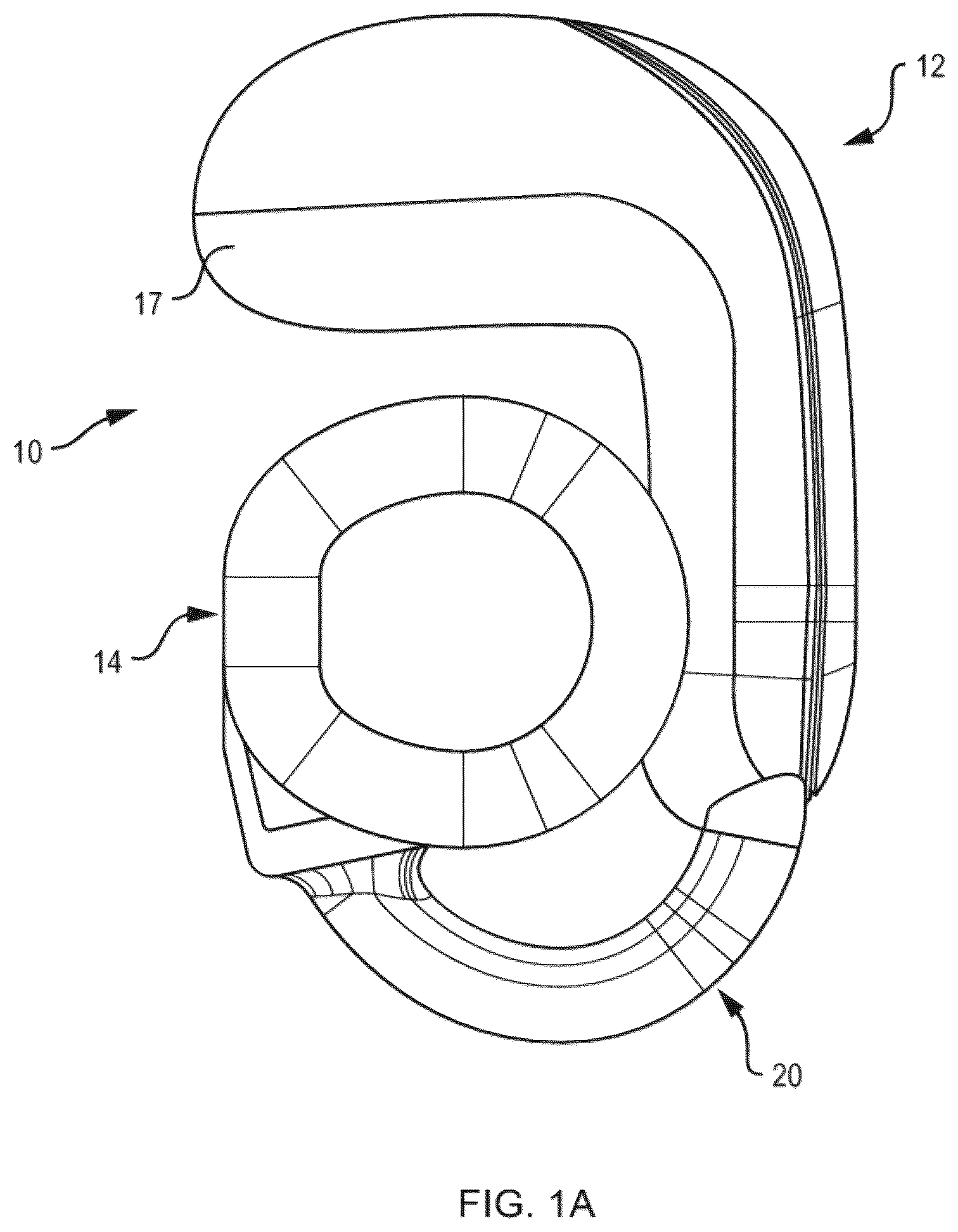 Patent US12155988 — Open-ear headphone — Figure 1