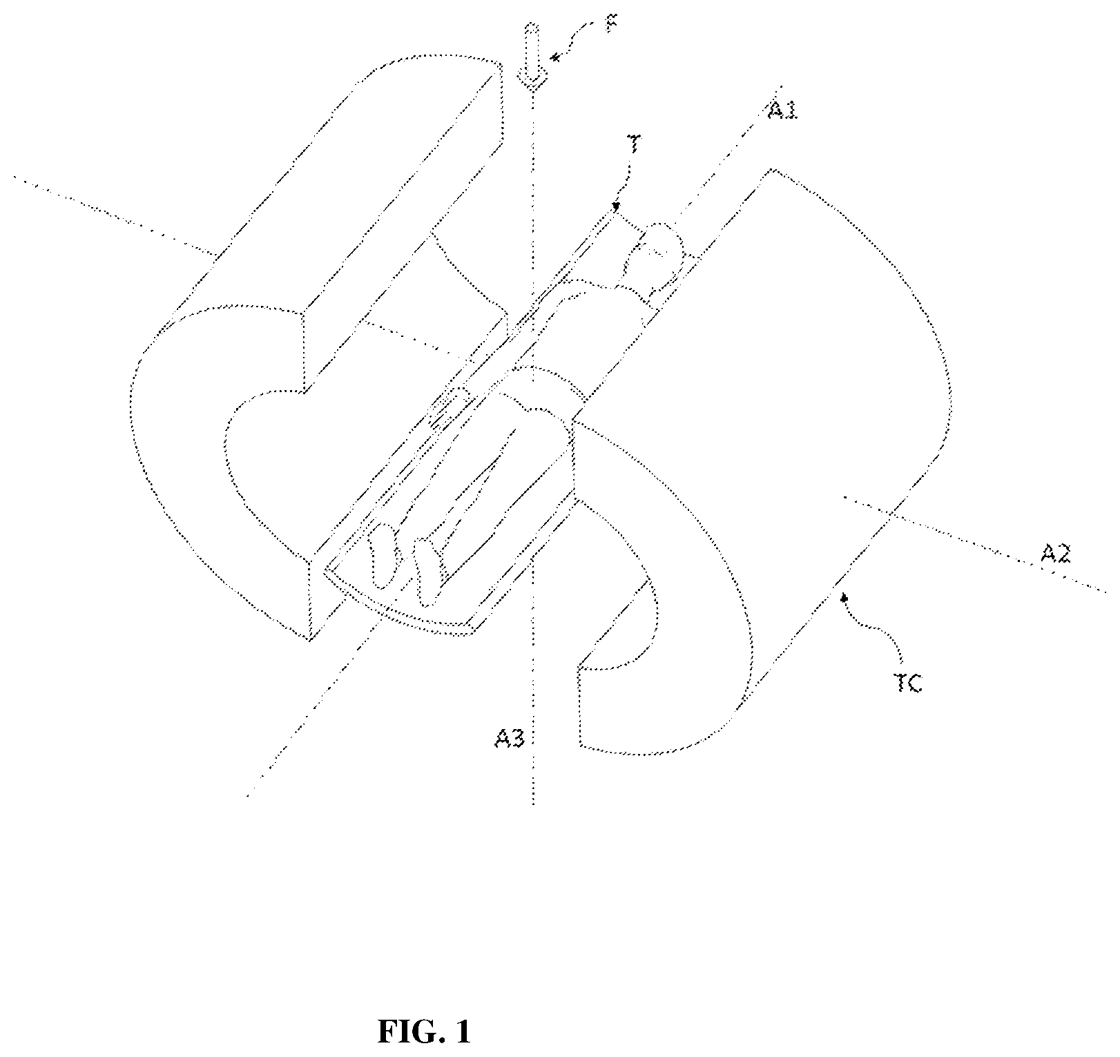 Patent US12157015 — Method and system for monitoring a hadron beam during hadron-therapy treatment of a subject — Figure 1