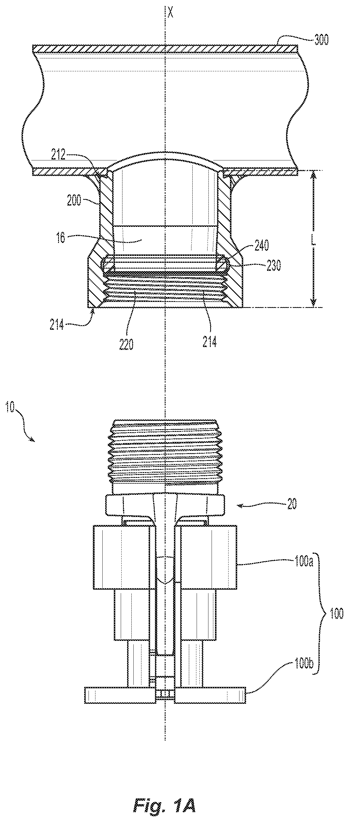 Patent US12157022 — Protection and installation device for fire protection sprinklers — Figure 1