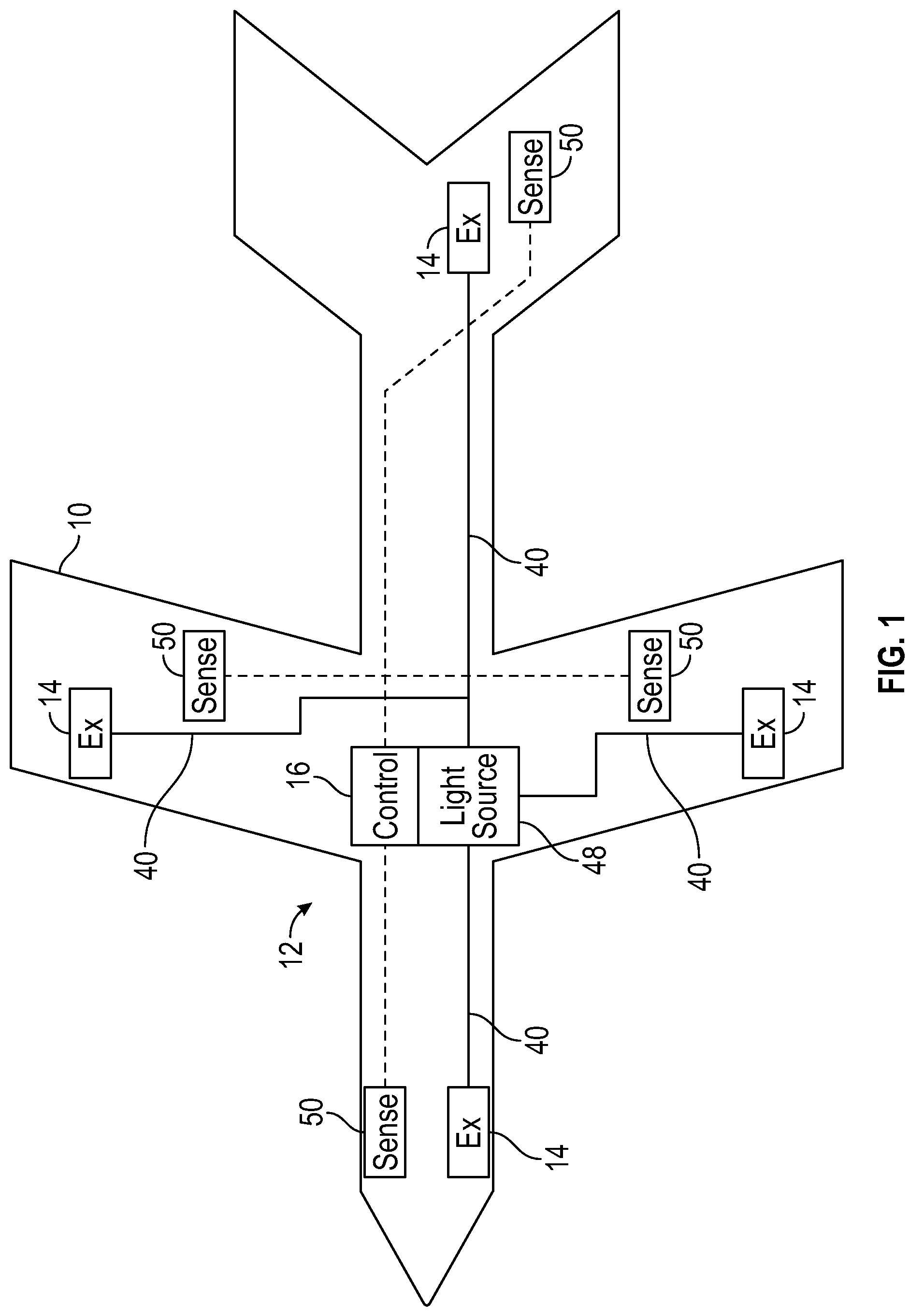 Patent US12157027 — Optical firing cartridge for fire extinguisher — Figure 1