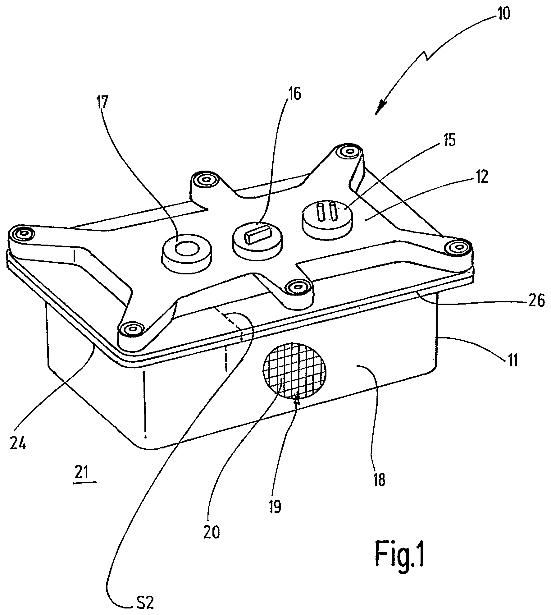 Patent US12157028 — Protective housing in the explosion protection category flameproof enclosure — Figure 1