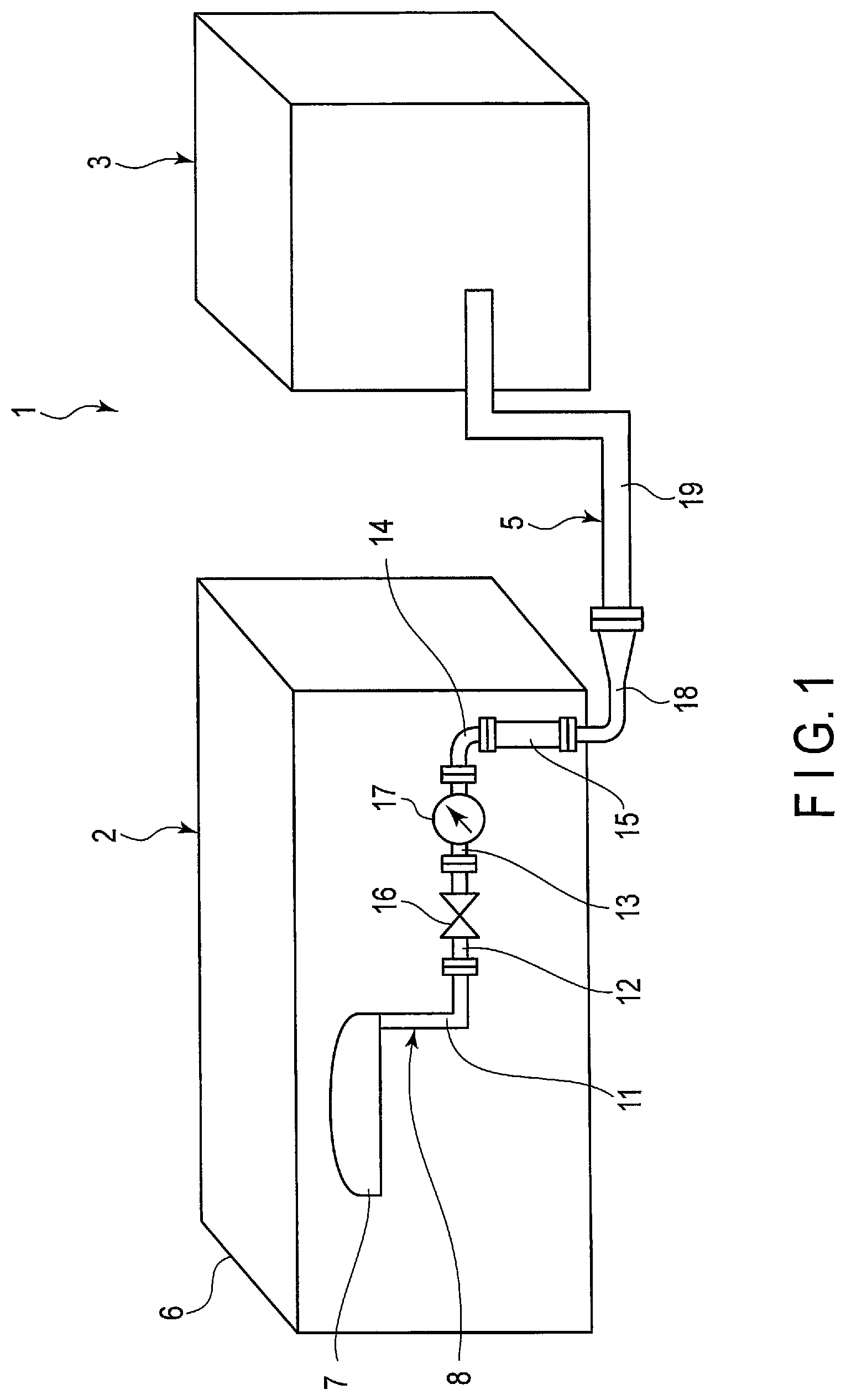 Patent US12157029 — Process apparatus and process method — Figure 1