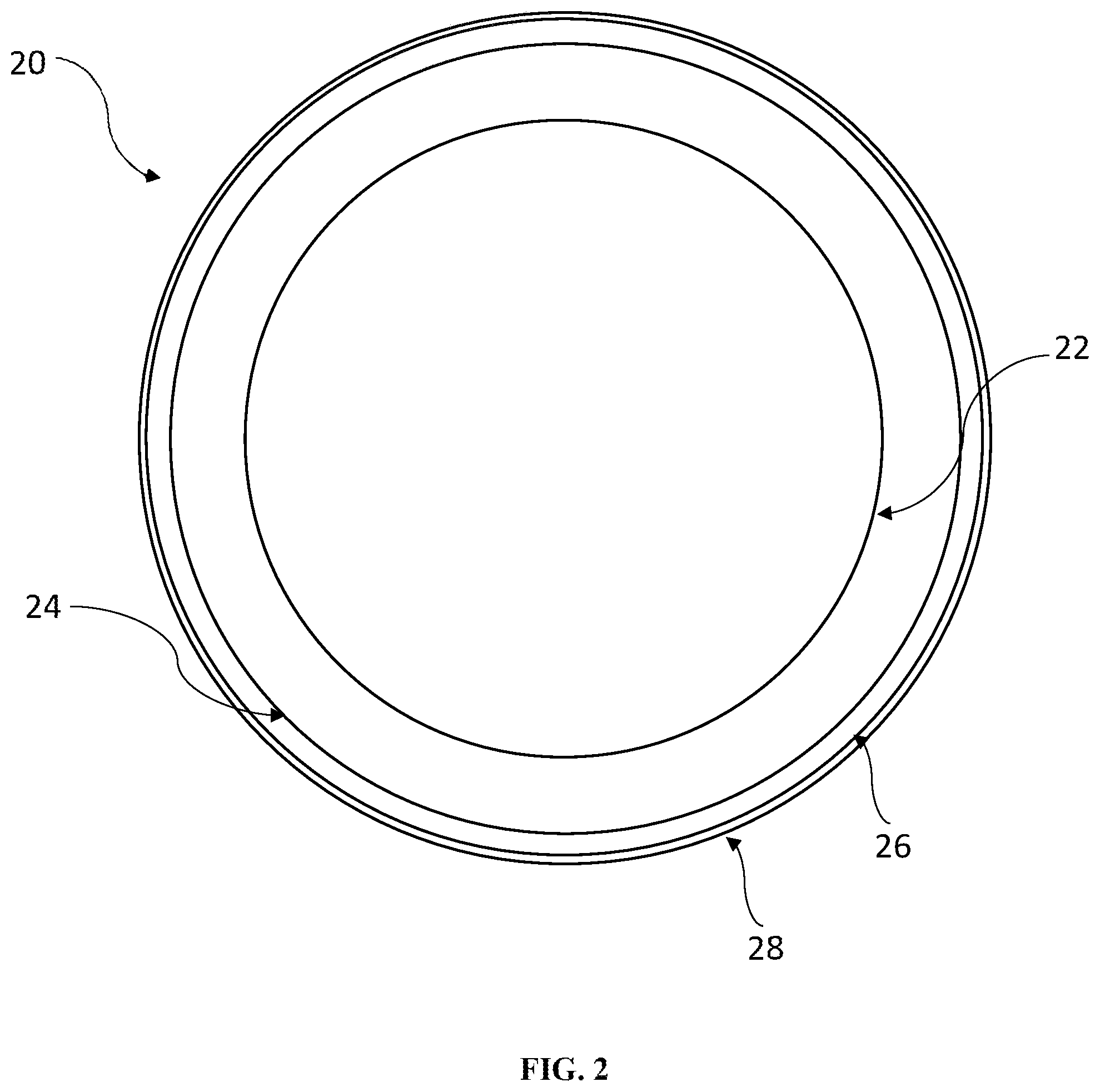 Patent US12157036 Figure 2 – Multi-layer golf balls with increased interlayer adhesion
