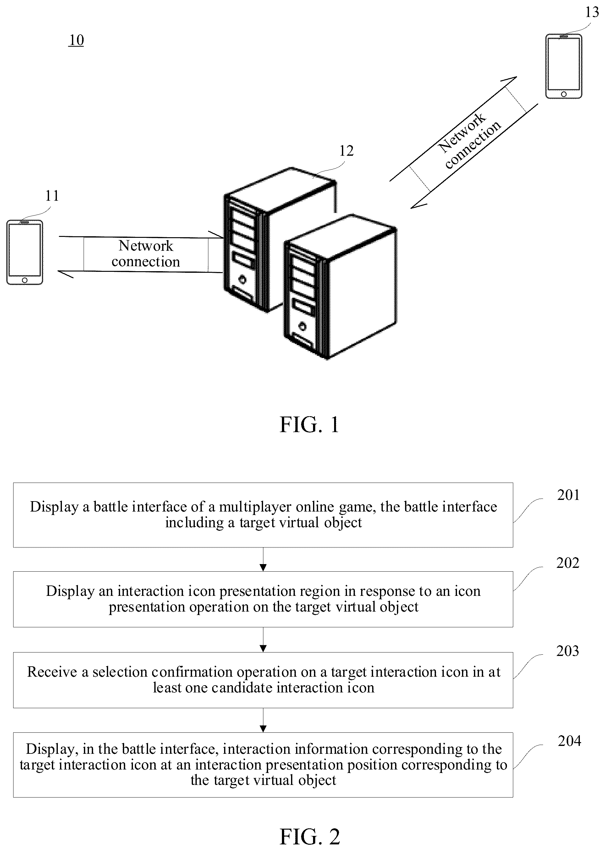 Patent US12157058 — Interaction information processing method and apparatus, terminal, and storage medium — Figure 1