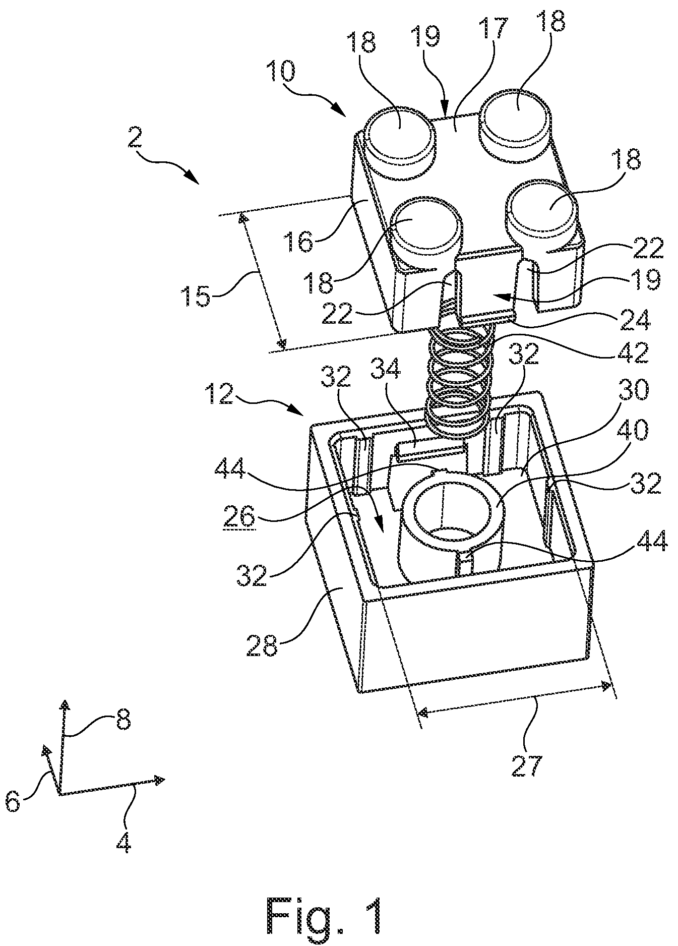 Patent US12157068 — Brick — Figure 1