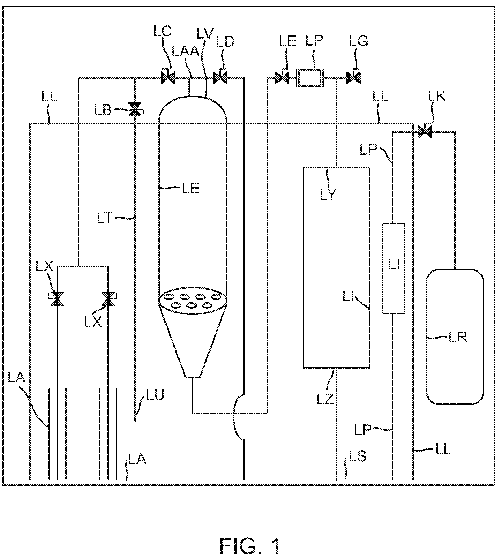 Patent US12157072 — Selective extraction of cannabinoids, pigments, and lipids from plant matter — Figure 1