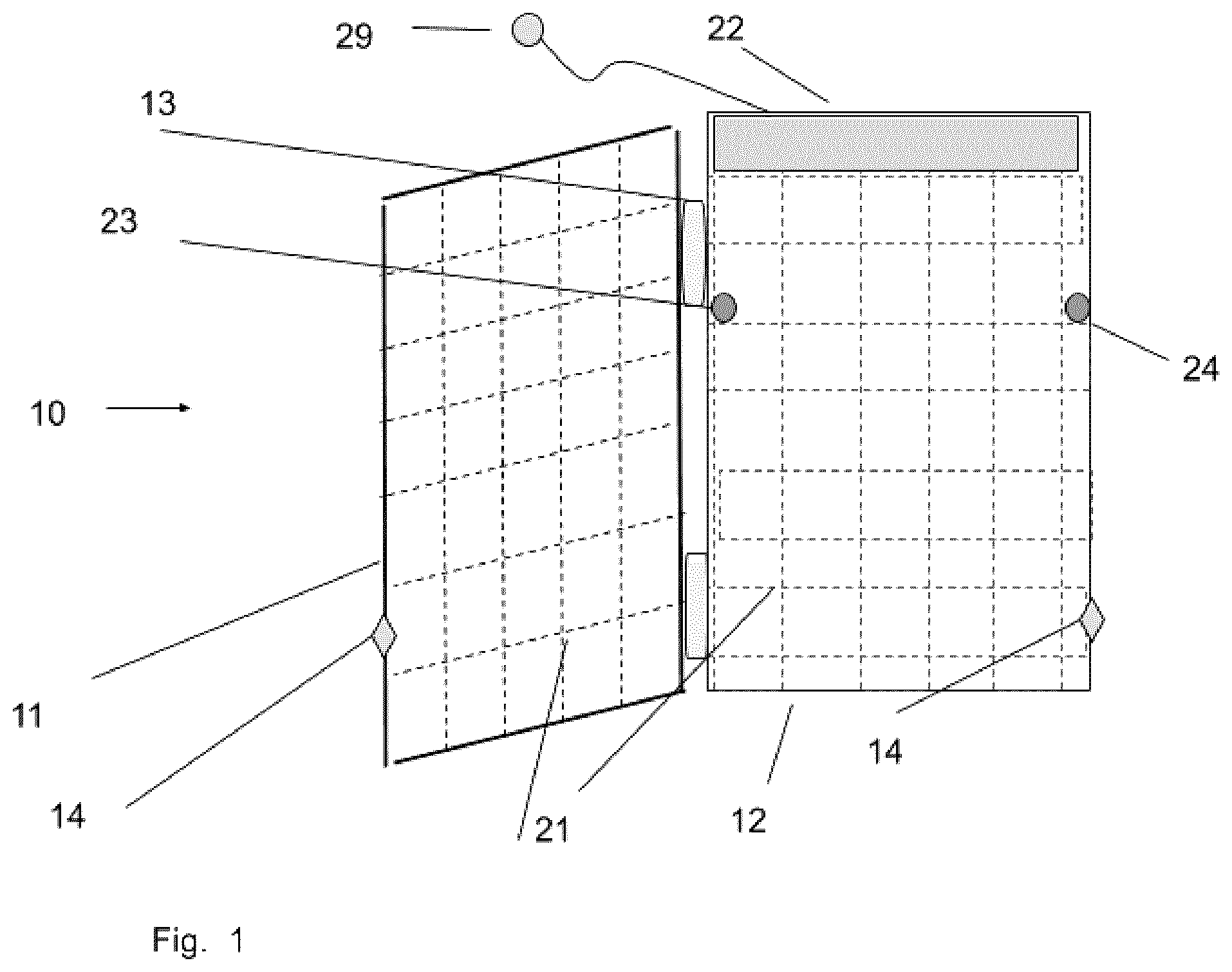 Patent US12157080 — Air filter apparatus, system and method — Figure 1