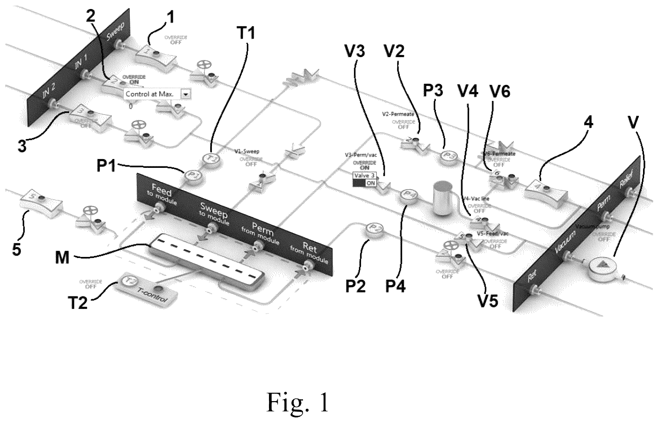 Patent US12157094 — Gas separation method with multilayer membrane — Figure 1