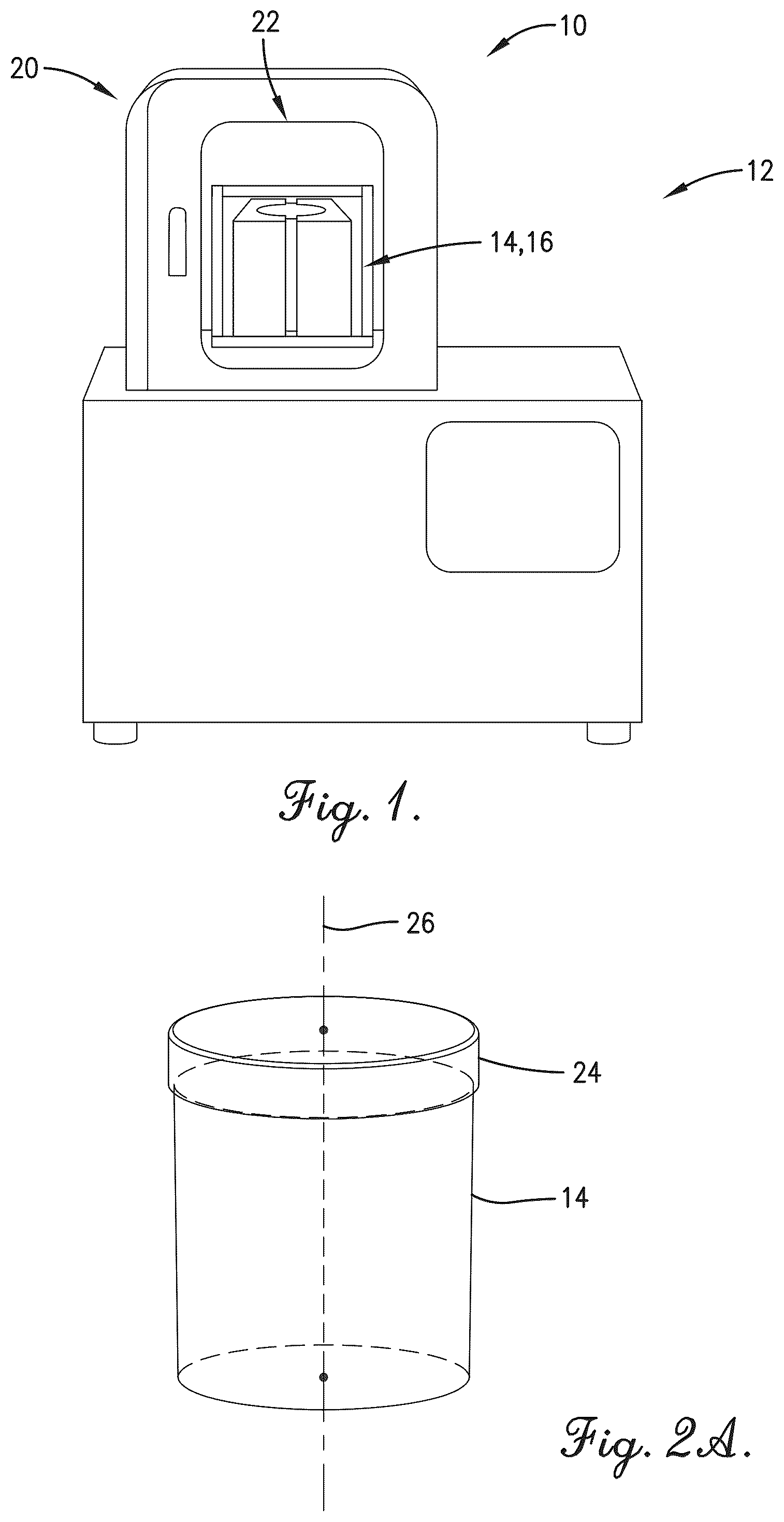Patent US12157098 — Resonant acoustic mixing system and method — Figure 1
