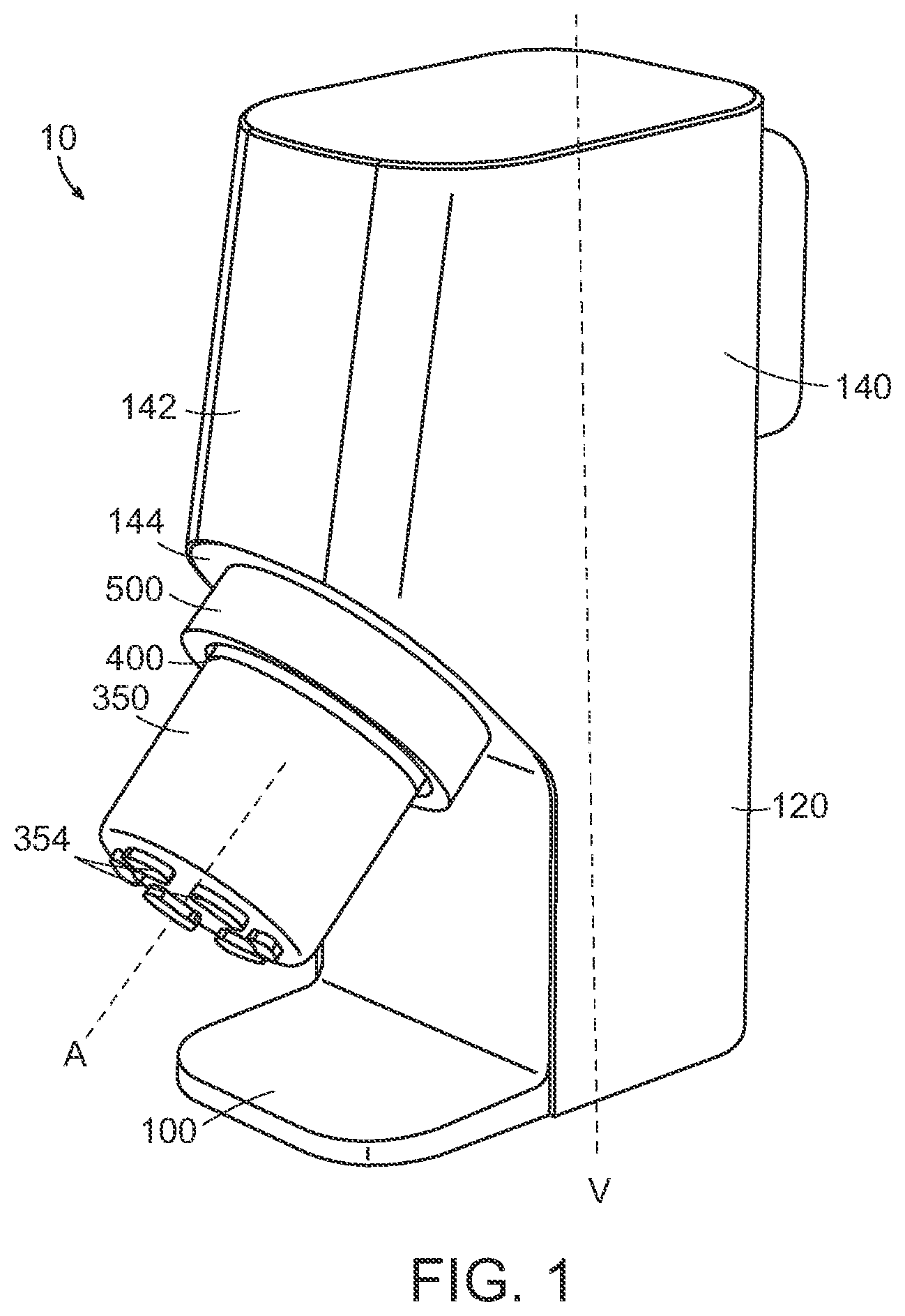 Patent US12157099 Figure 1 – Locking assembly for a micro puree machine