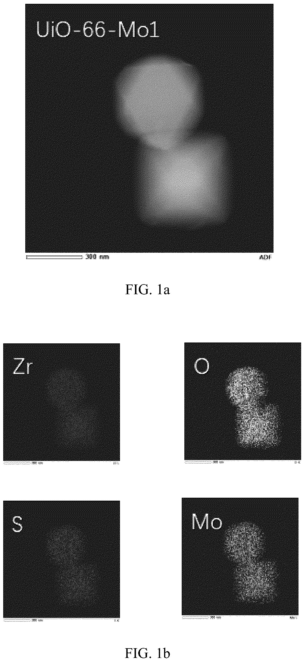 Patent US12157107 — Sulfur-molybdenum cluster modified MOF material and preparation method and application thereof — Figure 1