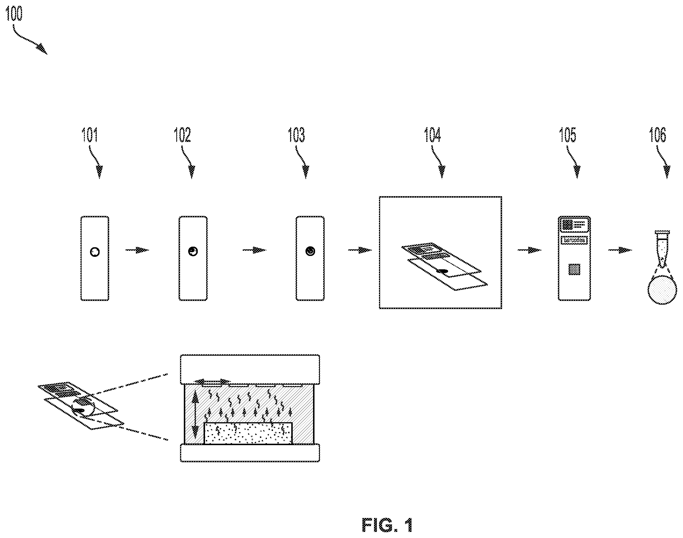 Patent US12157124 — Imaging system hardware — Figure 1