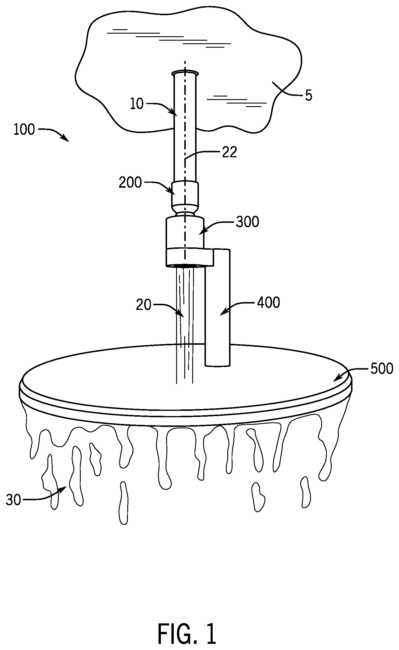 Patent US12157129 — Showerhead — Figure 1