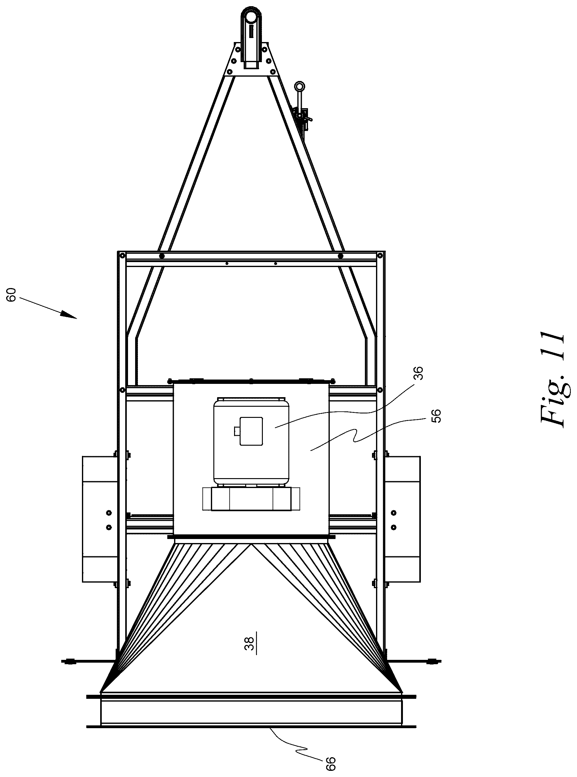 Patent US12157134 Figure 15 – Portable variable volume paint spray enclosure and air scrubber; method for constructing a paint spray enclosure and air scrubber