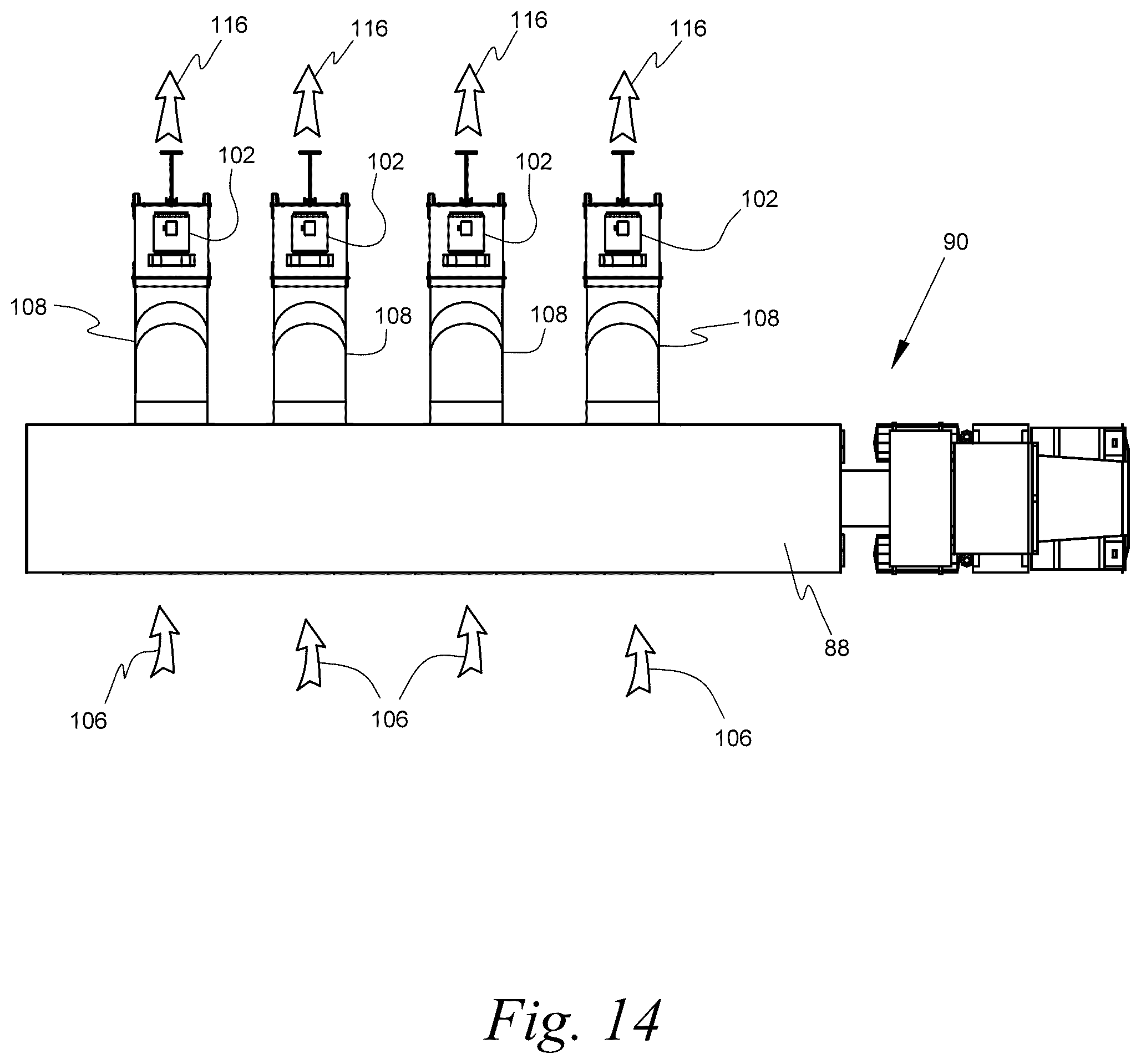 Patent US12157134 Figure 18 – Portable variable volume paint spray enclosure and air scrubber; method for constructing a paint spray enclosure and air scrubber