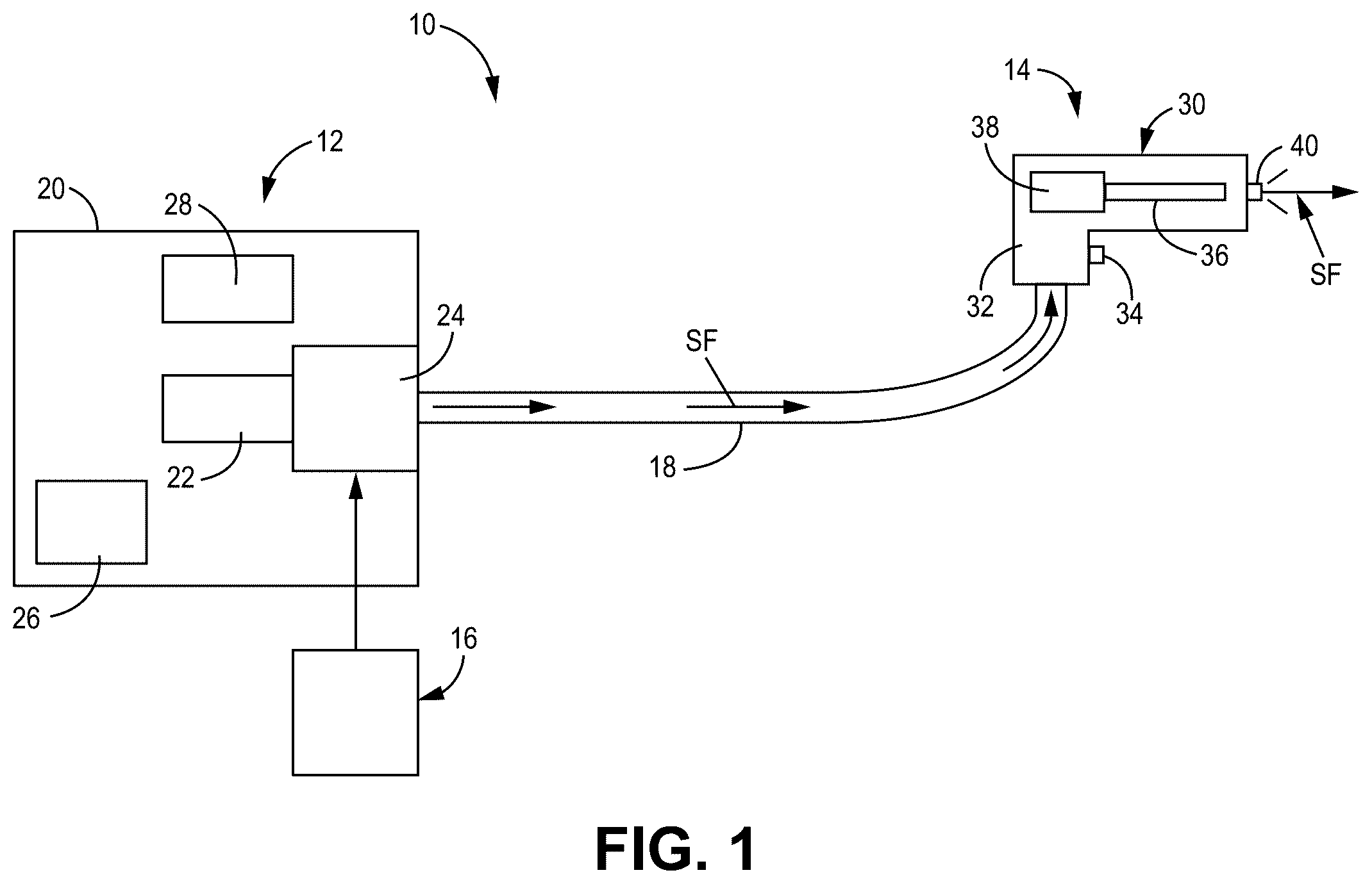 Patent US12157138 Figure 1 – Fluid sprayer