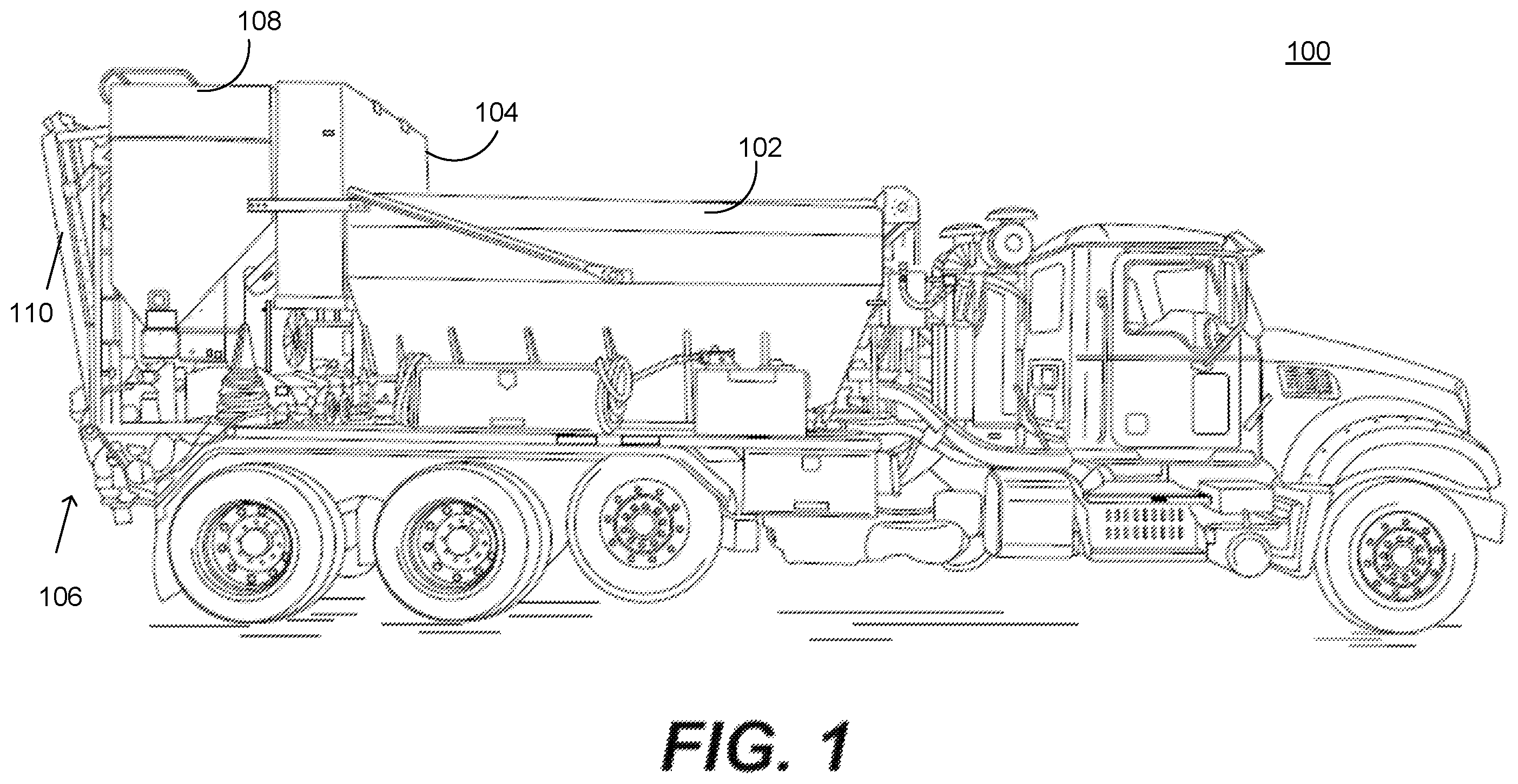Patent US12157141 — System and method for making and applying a non-portland cement-based material — Figure 1