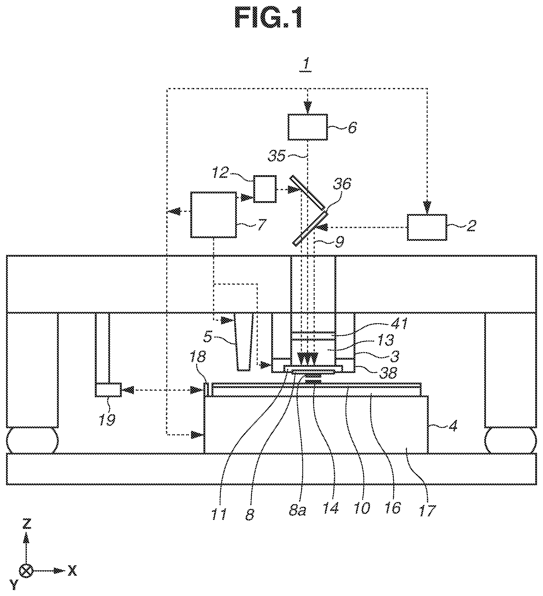 Patent US12157150 — Particle removal method, particle removal apparatus, and method for manufacturing article — Figure 1